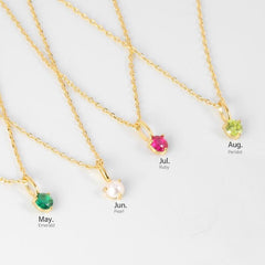 Birthstone Necklace