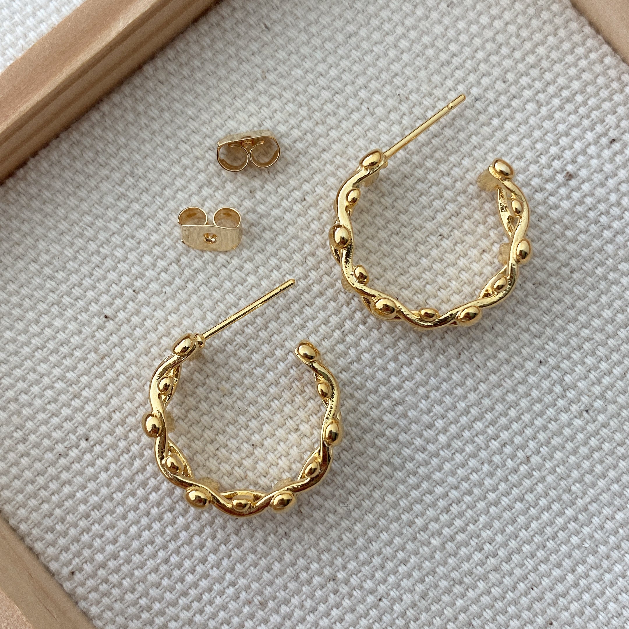 Ladder Hoop Earrings
