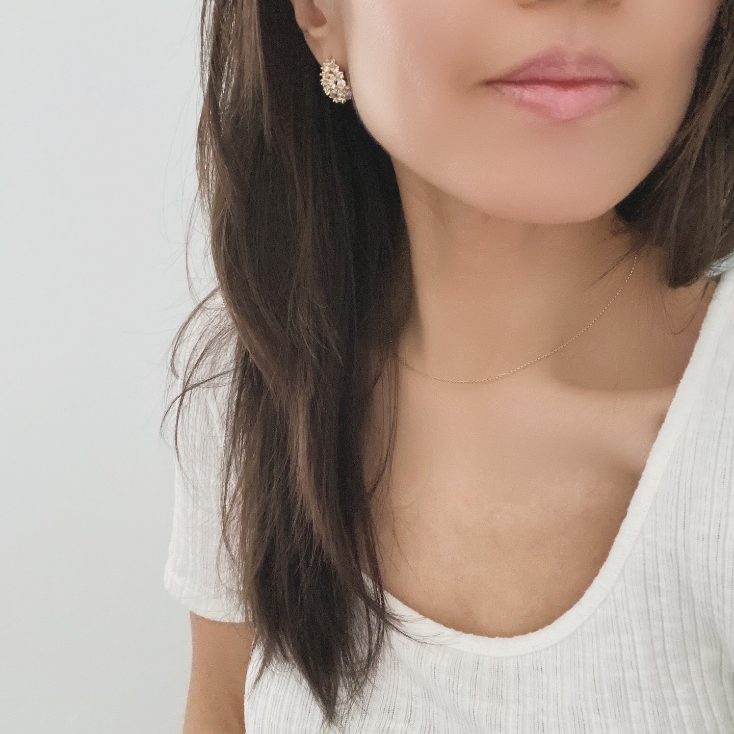 Flashy Oval Earrings