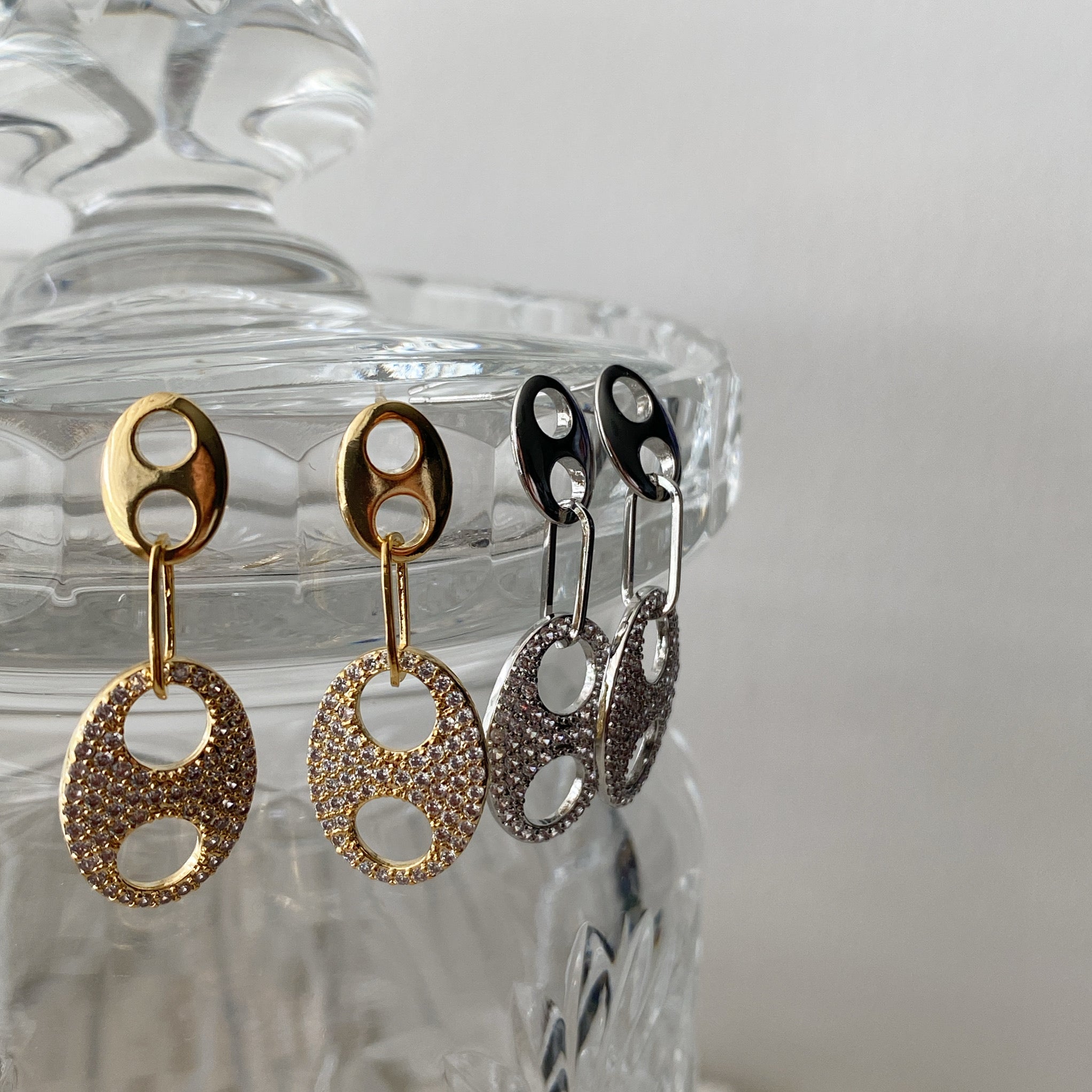 Mariner Link Dangle Earrings