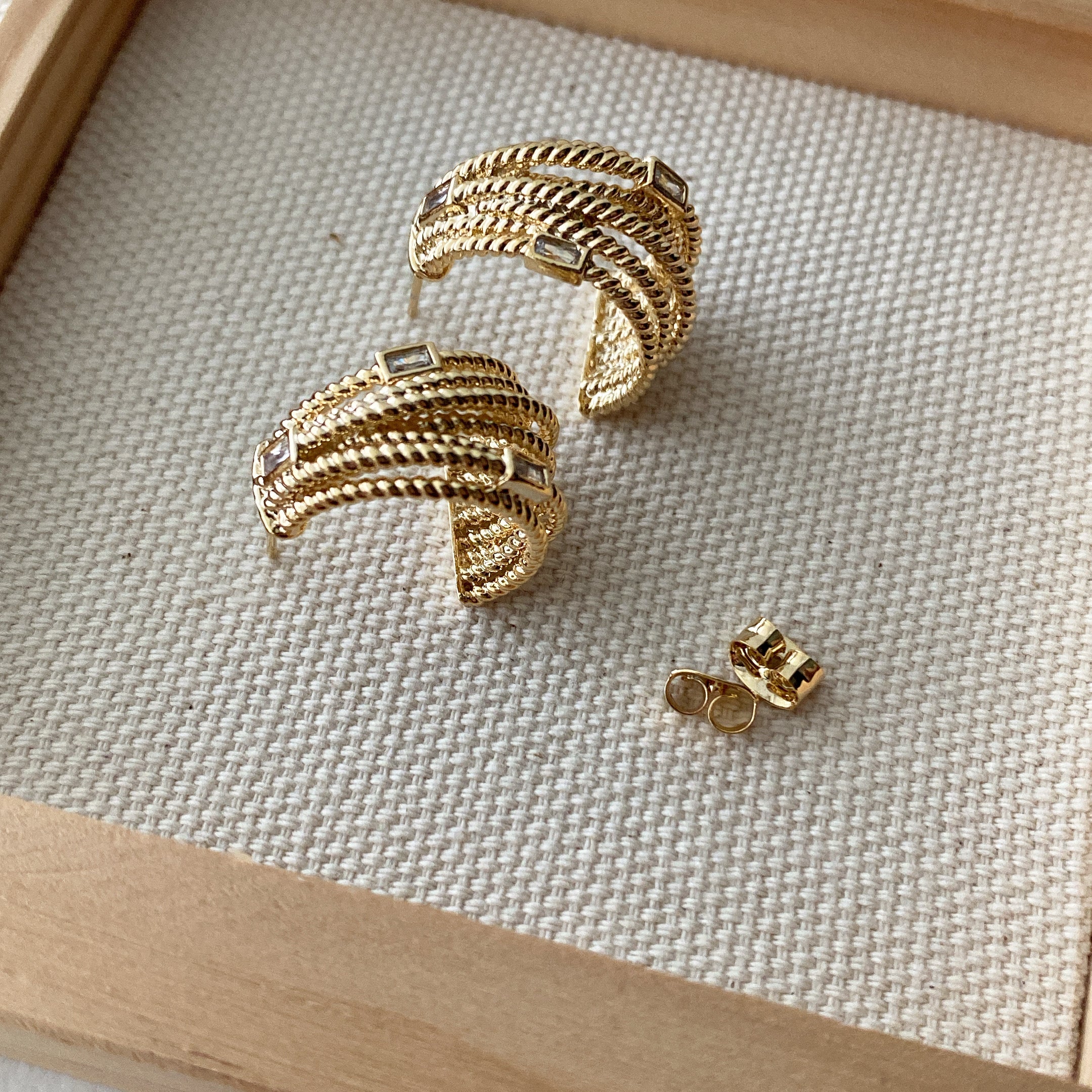 Multi Wrap Hoop Earrings