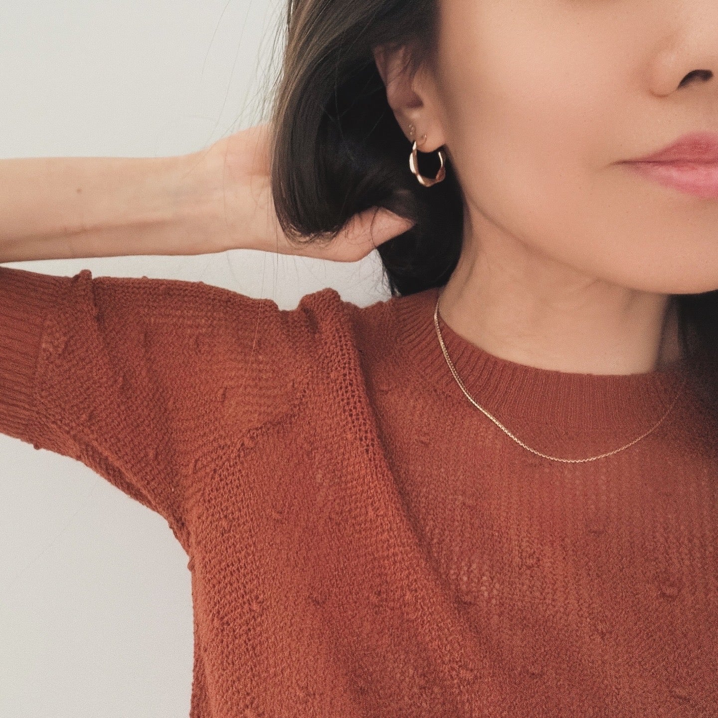 Scallop Hoop Earrings