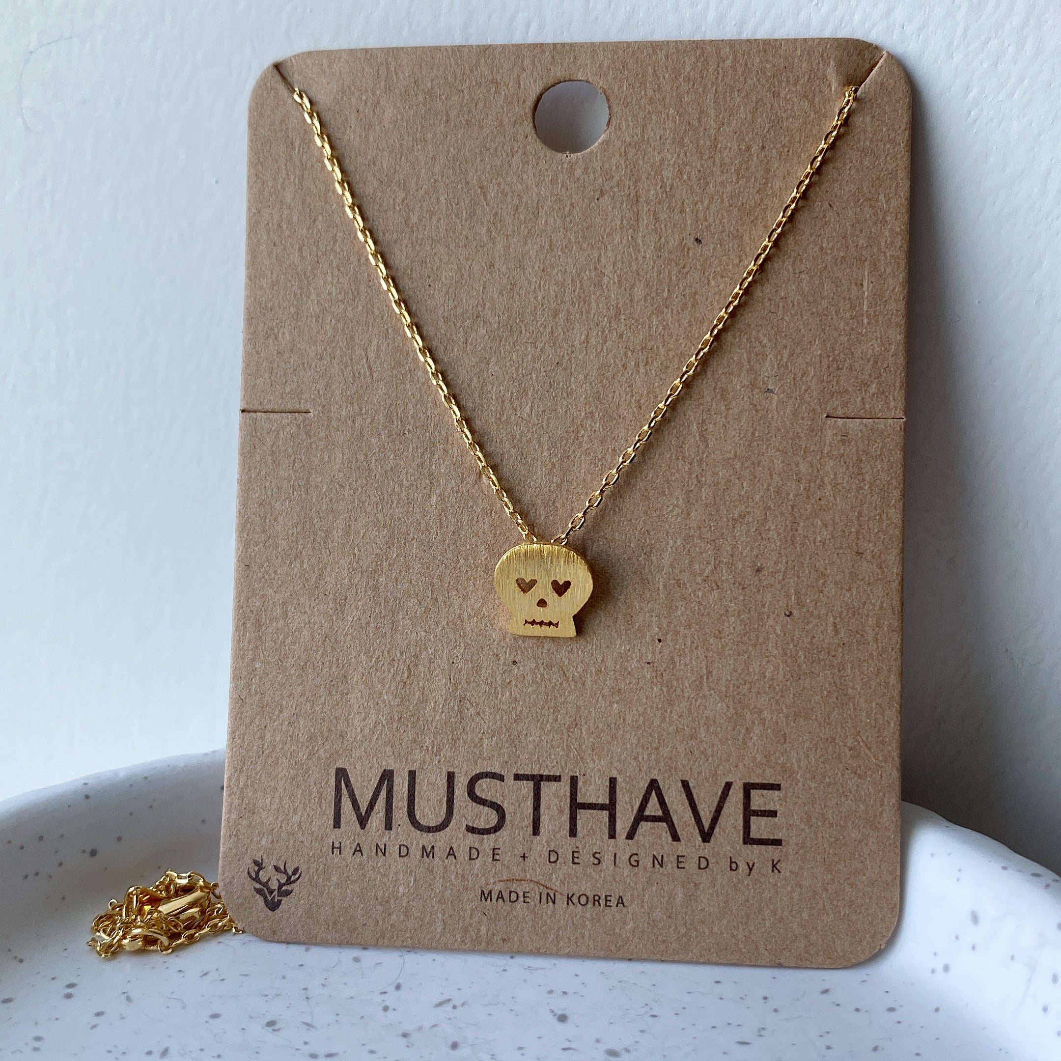 Itty Bitty Skull Necklace