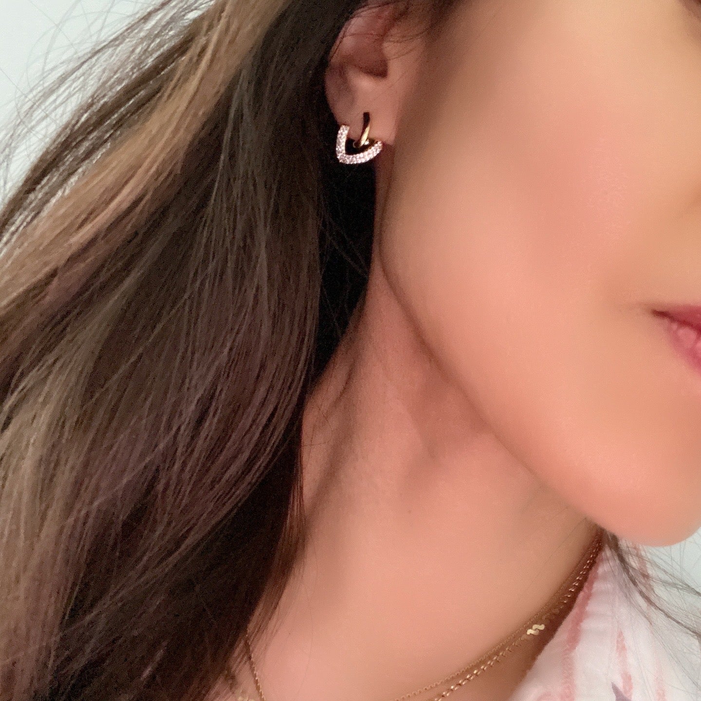 Heart Cursive Earrings