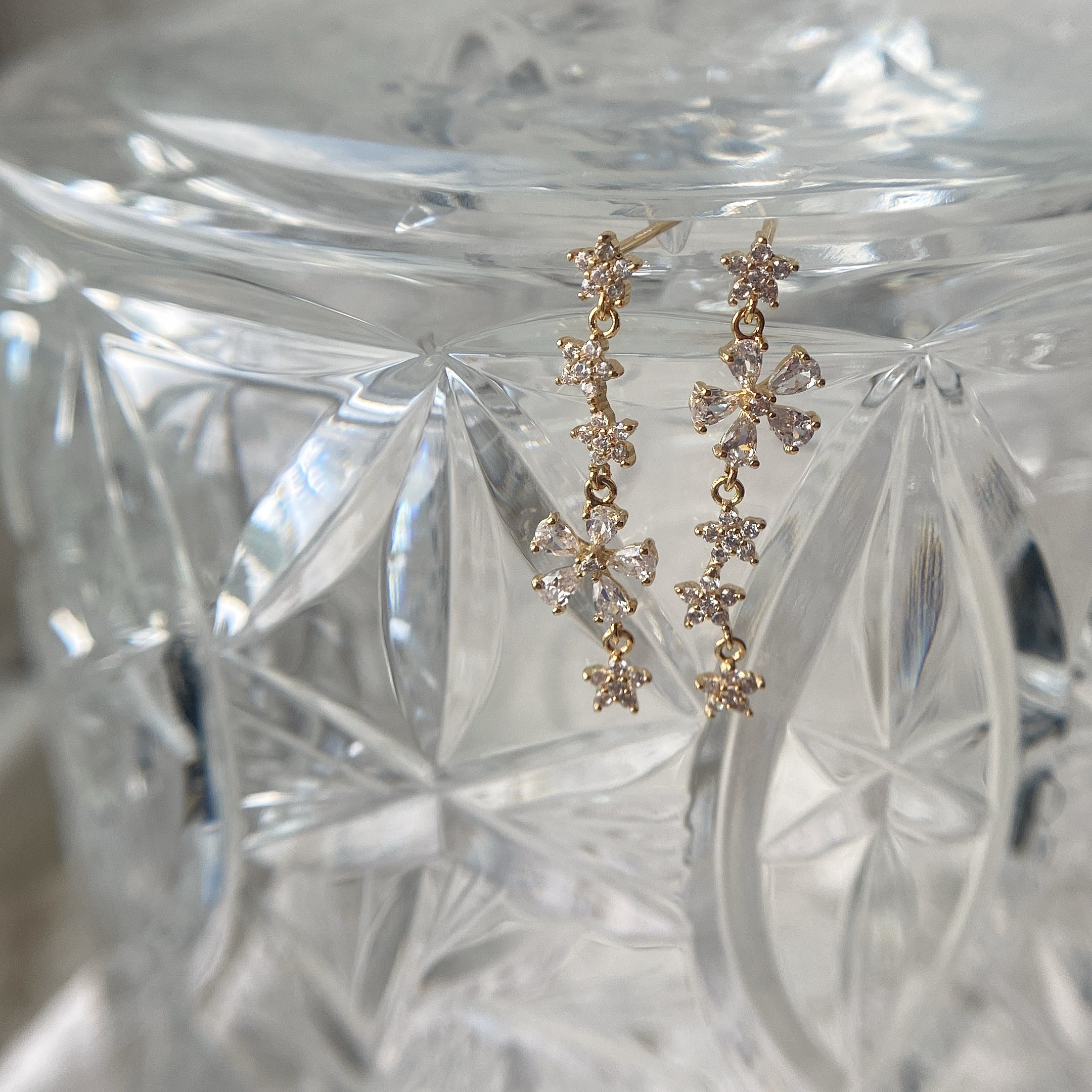 Meteor Flower Shower Earrings