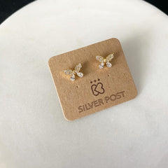 Pavé Butterfly Earrings