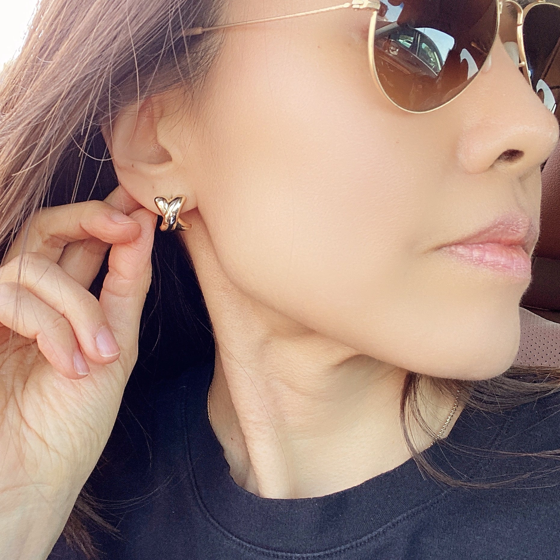 X Marks the Spot Earrings