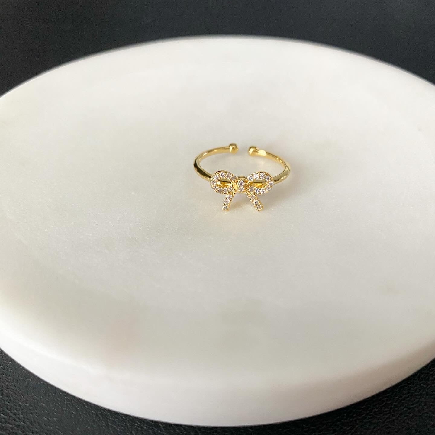 Pavé Cupid's Bow Ring