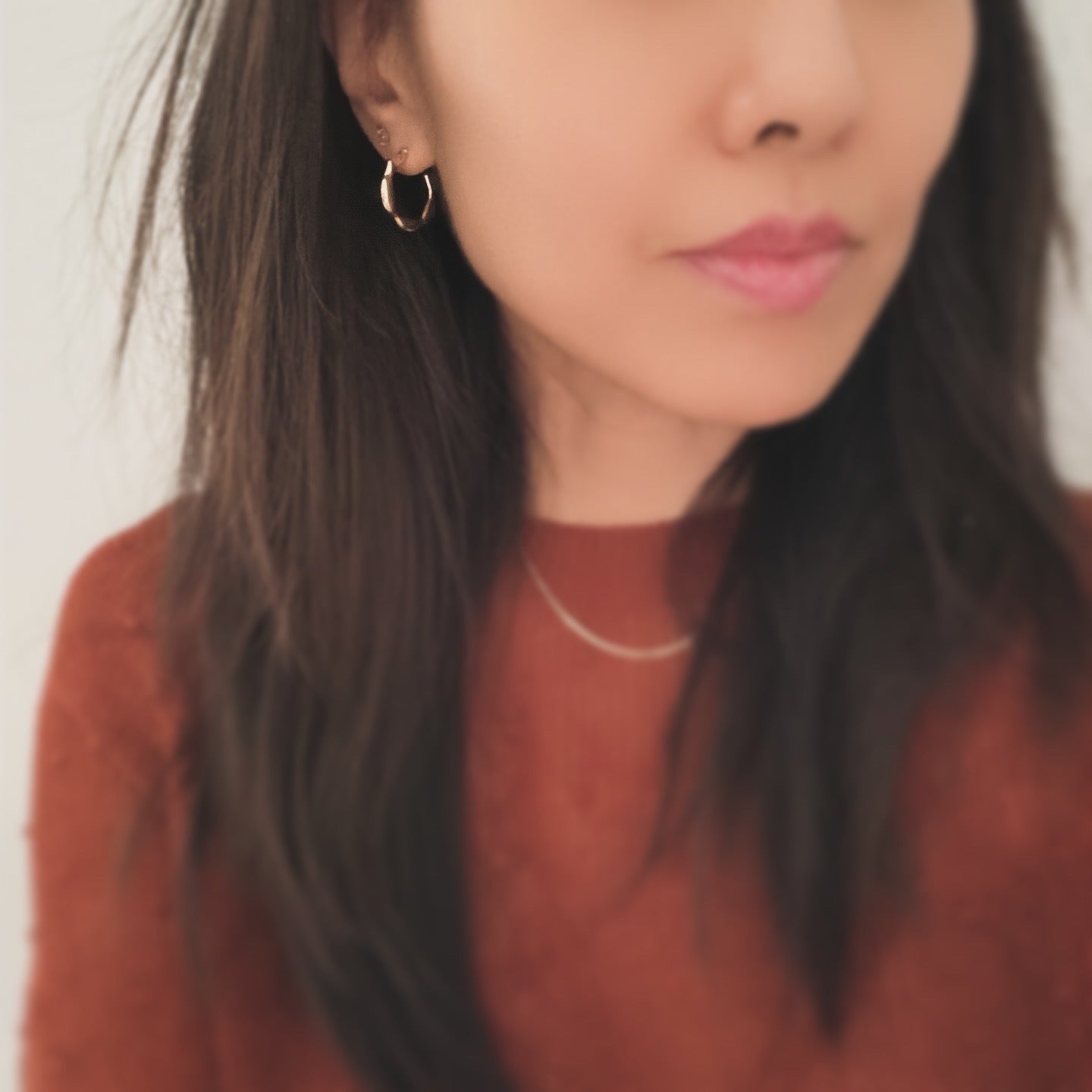 Scallop Hoop Earrings