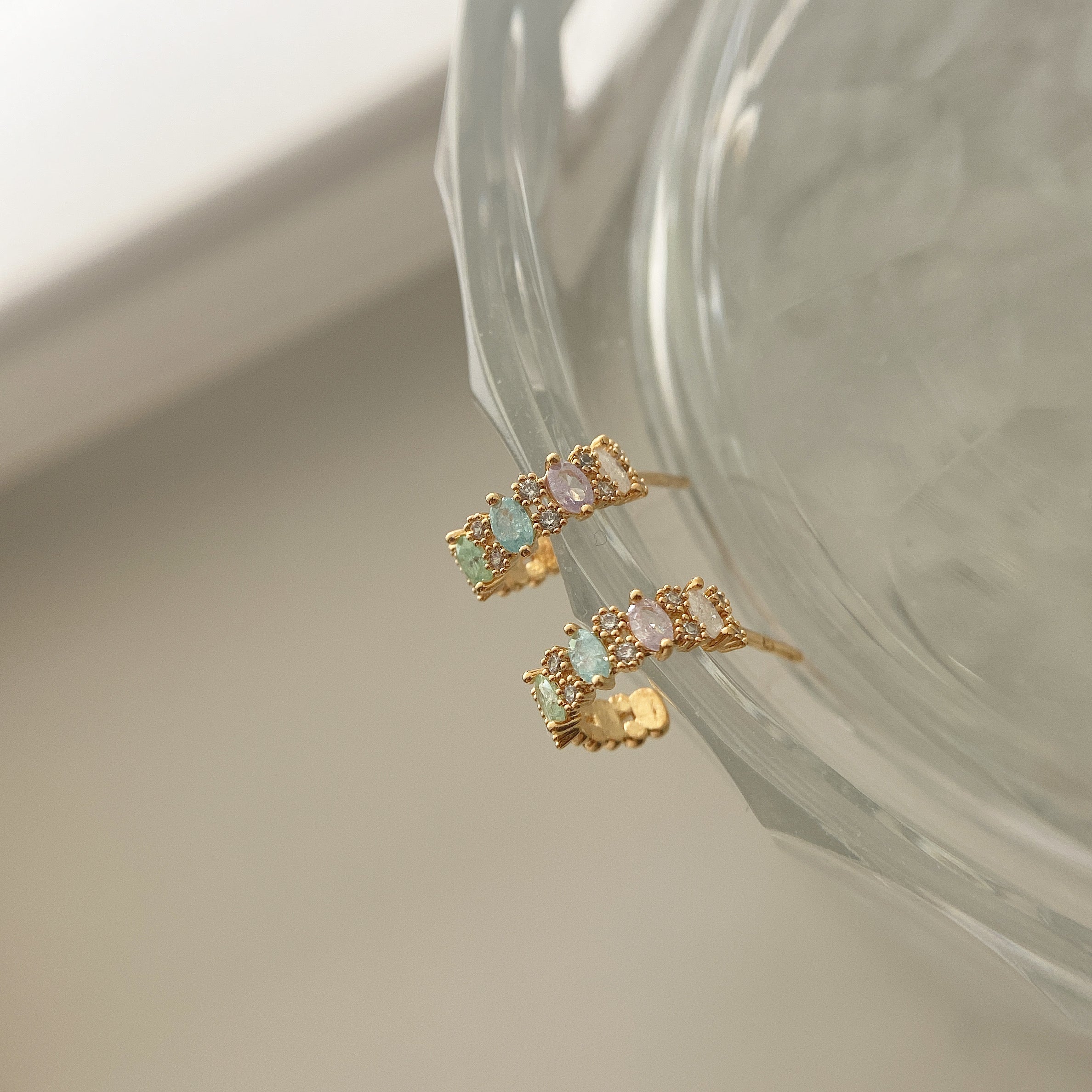 Sherbet Hoop Earrings