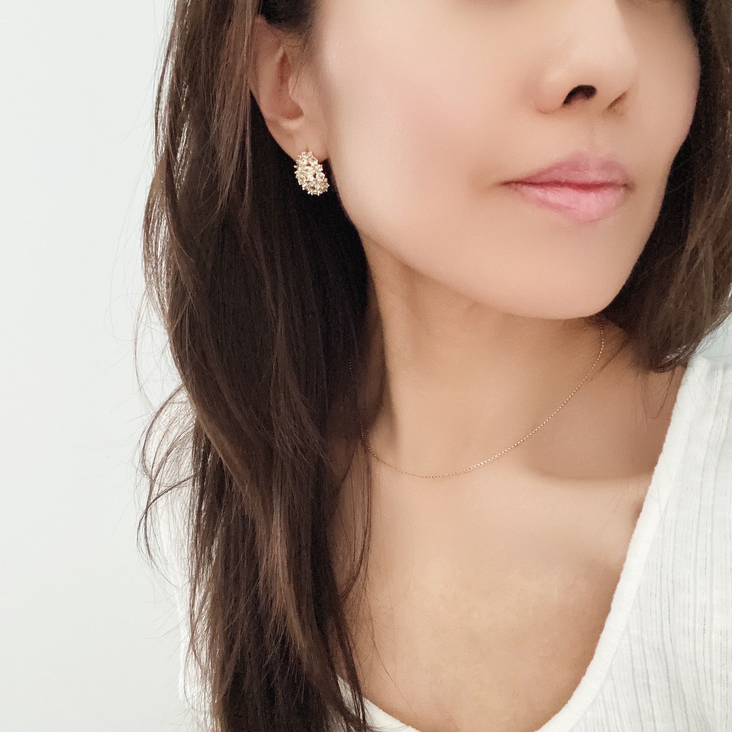 Flashy Oval Earrings