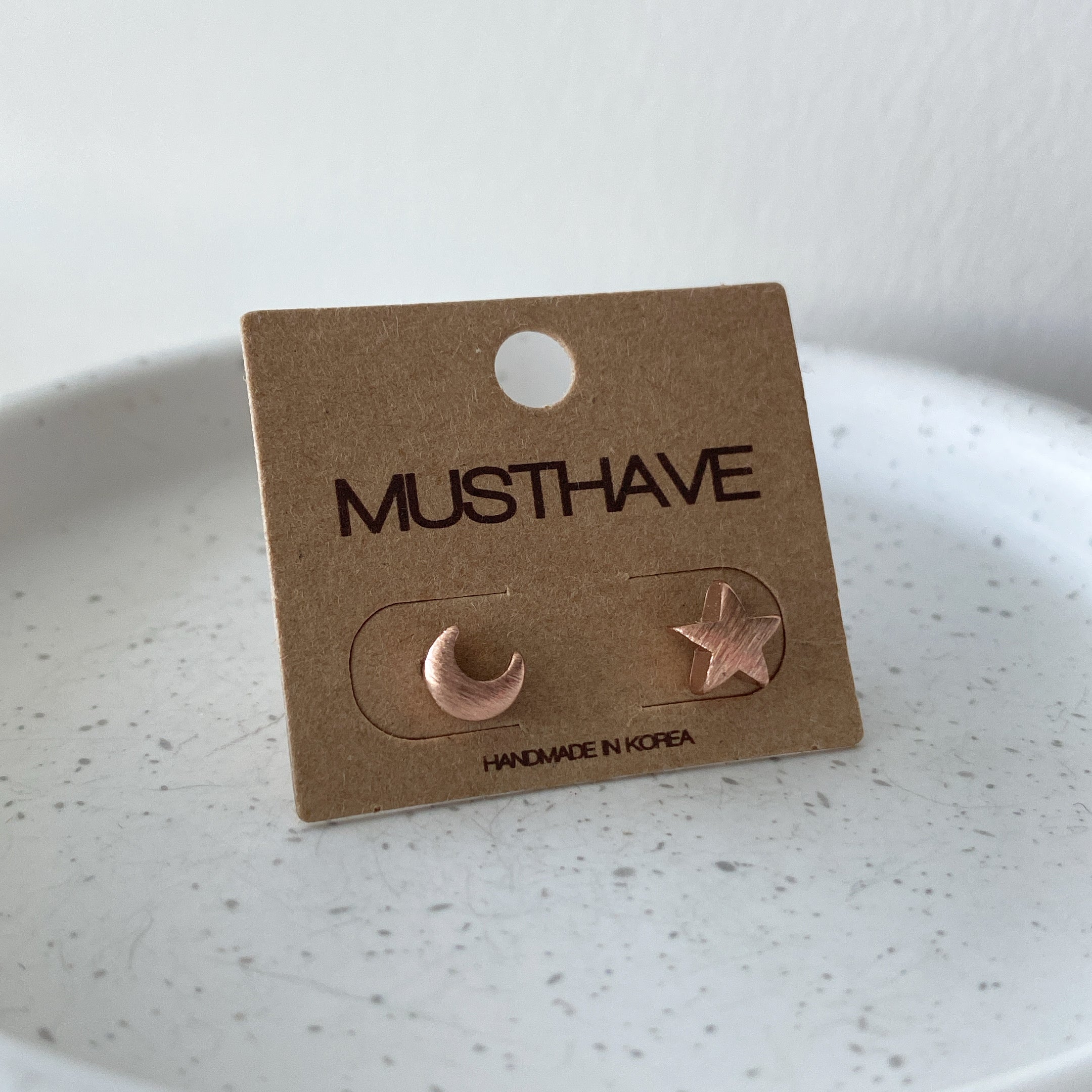 Crescent Moon & Star Earrings