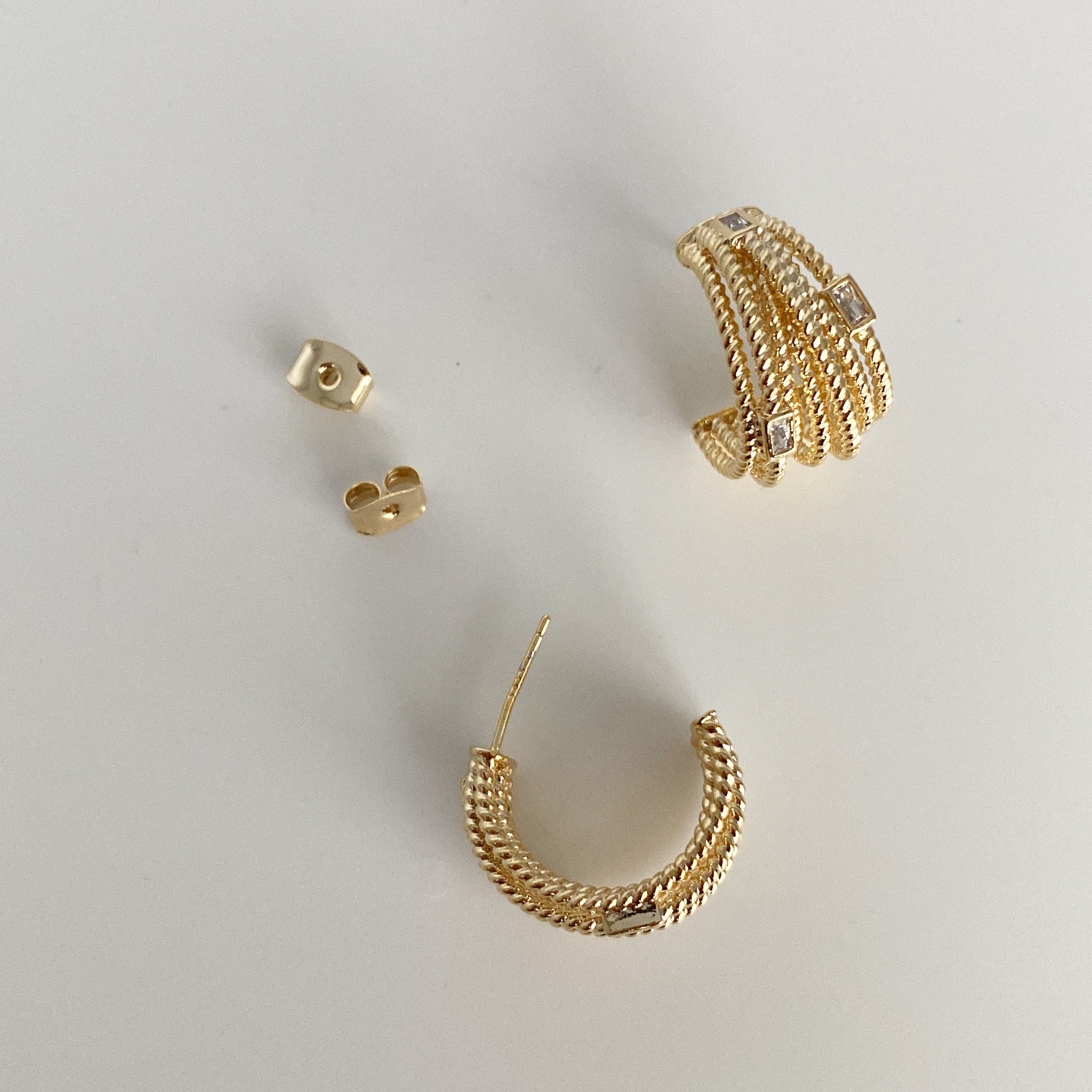 Multi Wrap Hoop Earrings