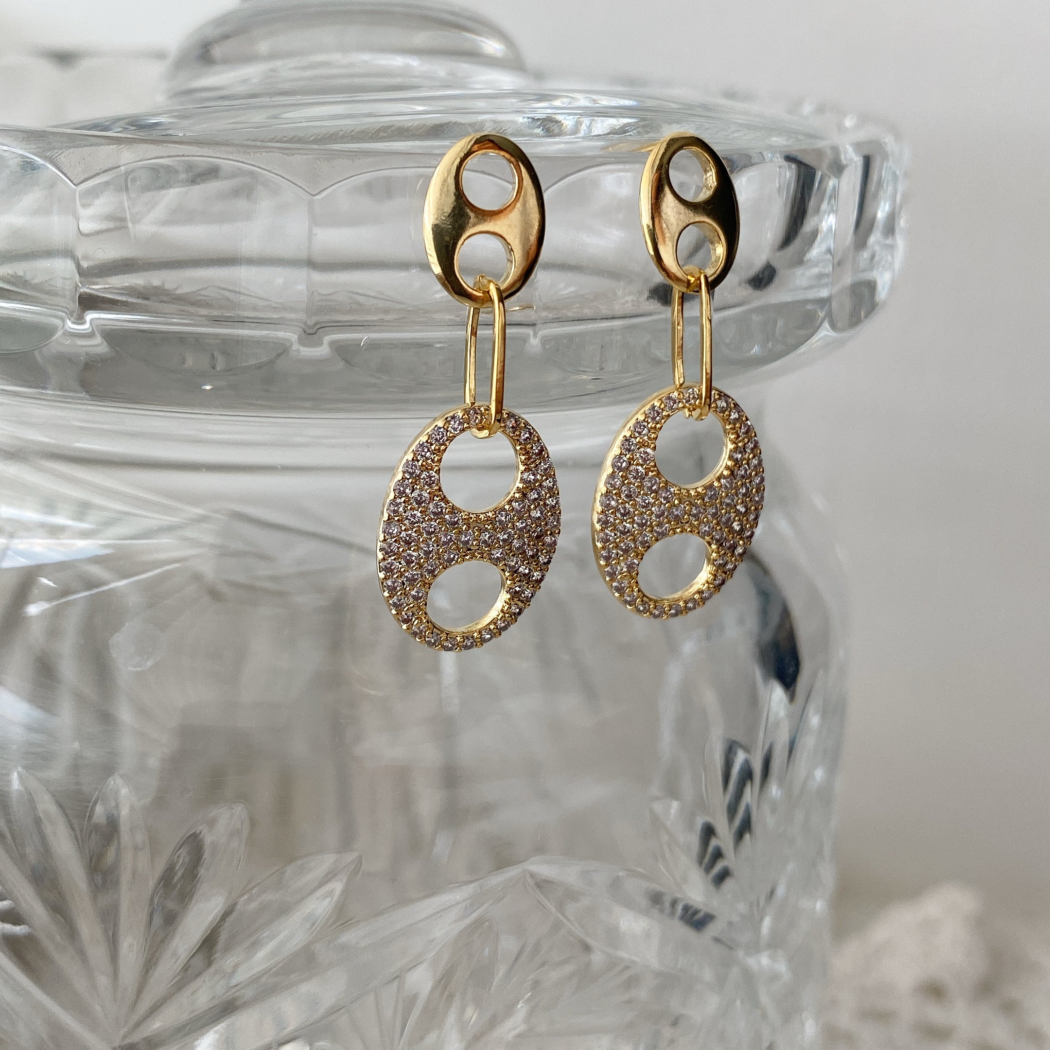 Mariner Link Dangle Earrings