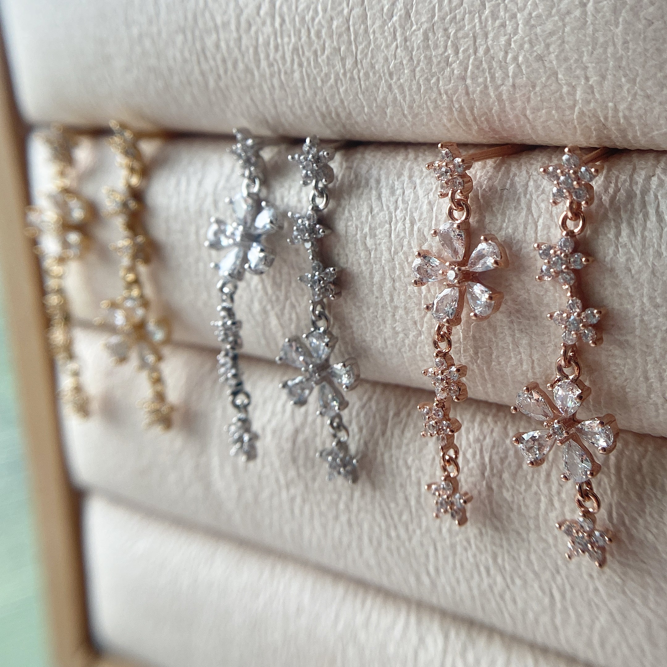 Meteor Flower Shower Earrings