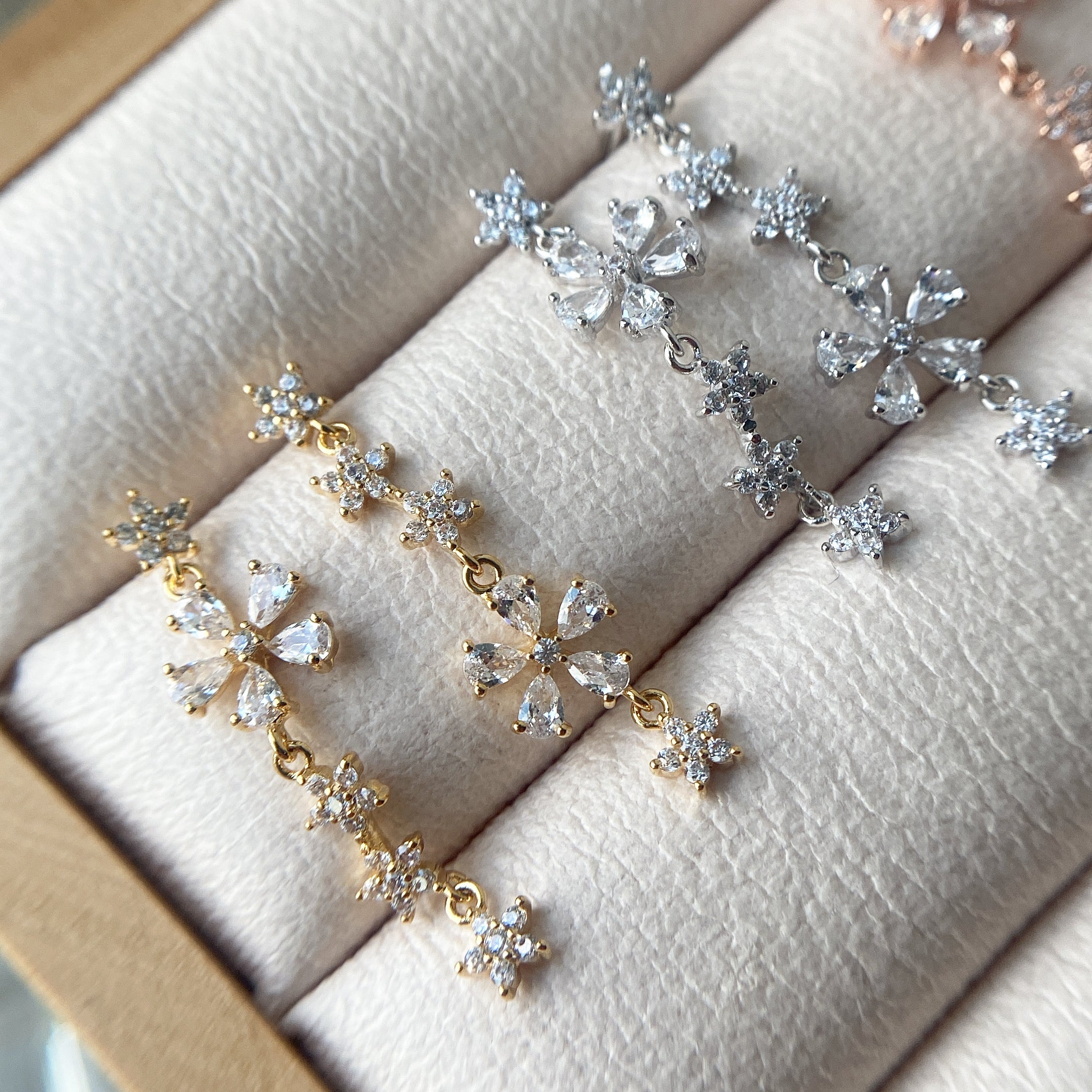 Meteor Flower Shower Earrings