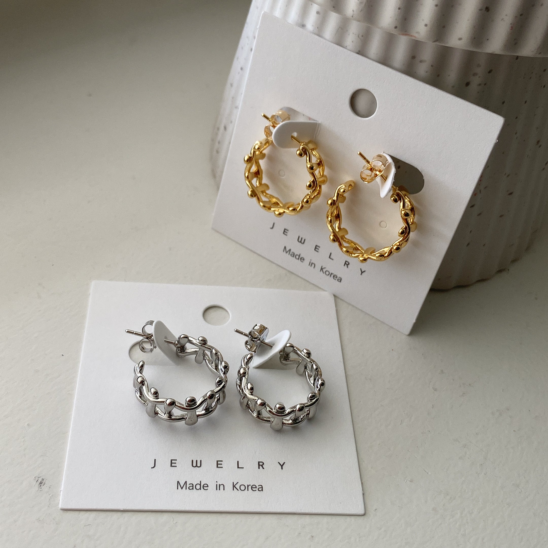 Ladder Hoop Earrings