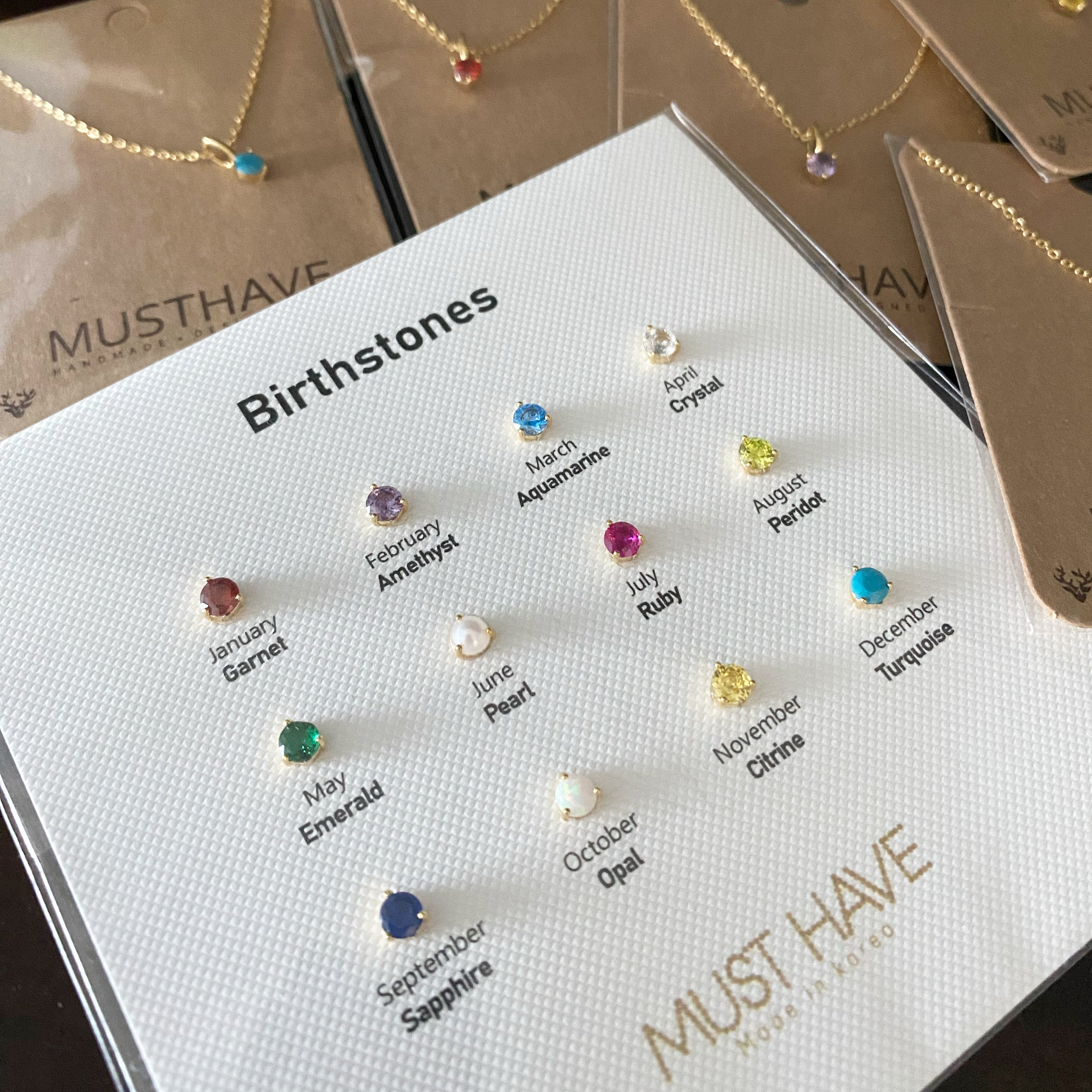 Birthstone Necklace