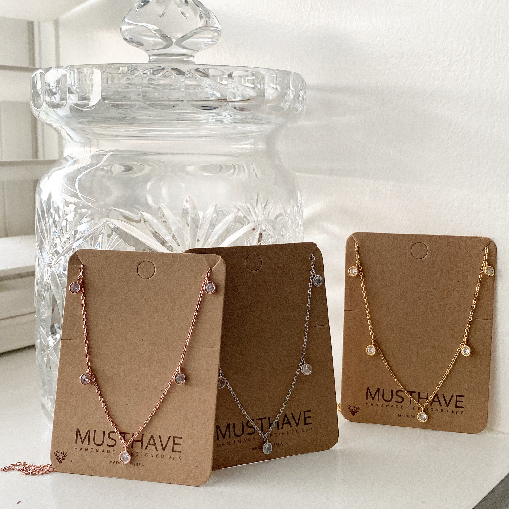 CZ Dangle Necklace