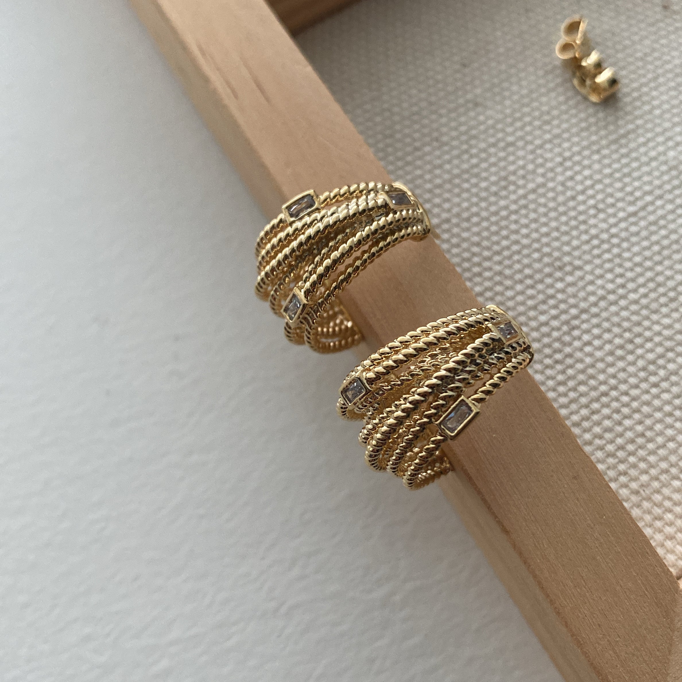 Multi Wrap Hoop Earrings