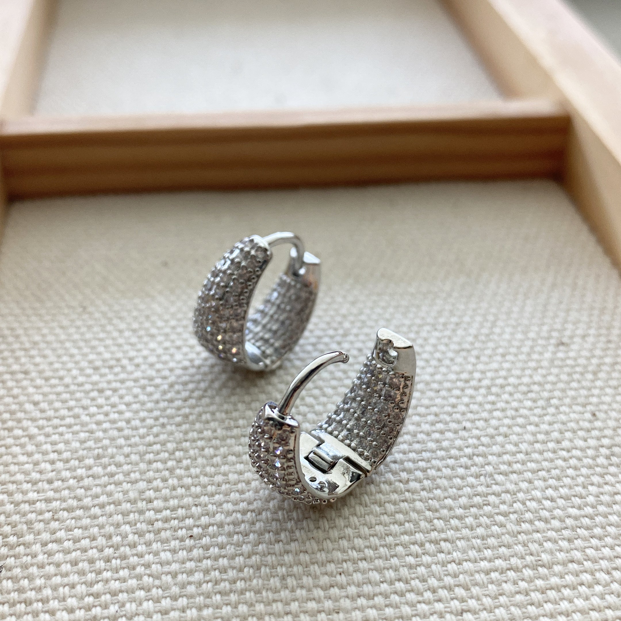 Huggie Hoop Earrings: Closer Look