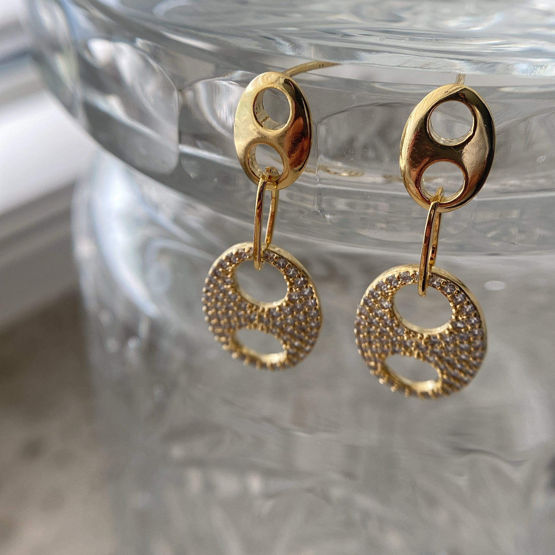 Mariner Link Dangle Earrings