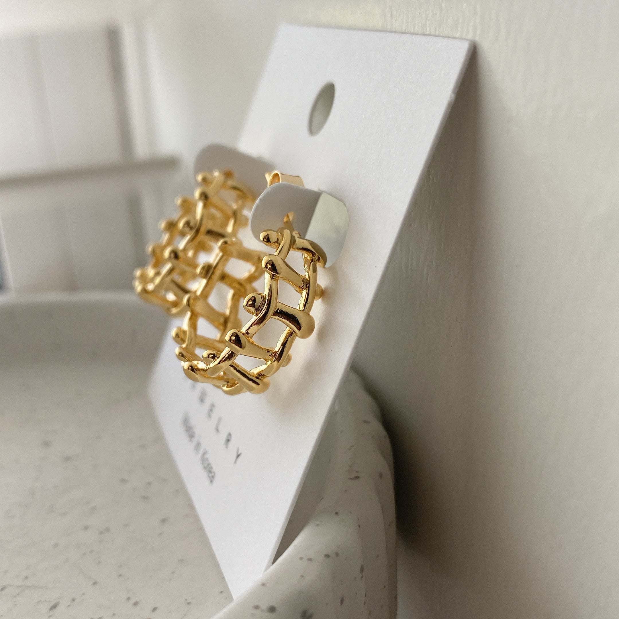 Ladder Hoop Earrings