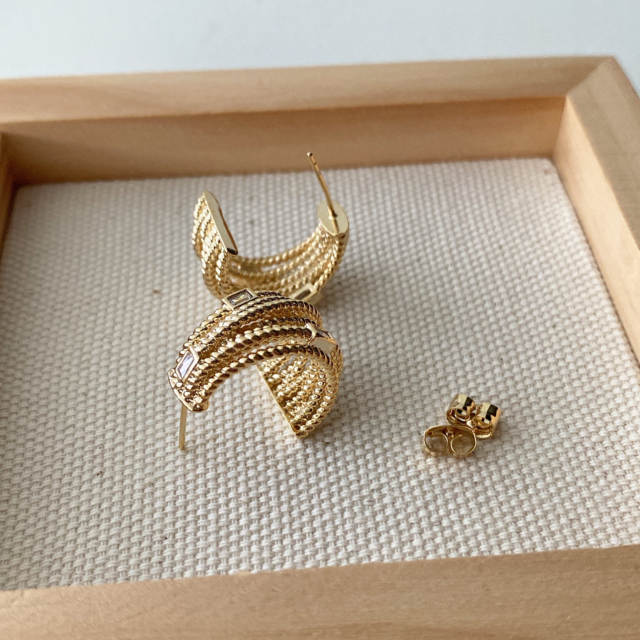 Multi Wrap Hoop Earrings