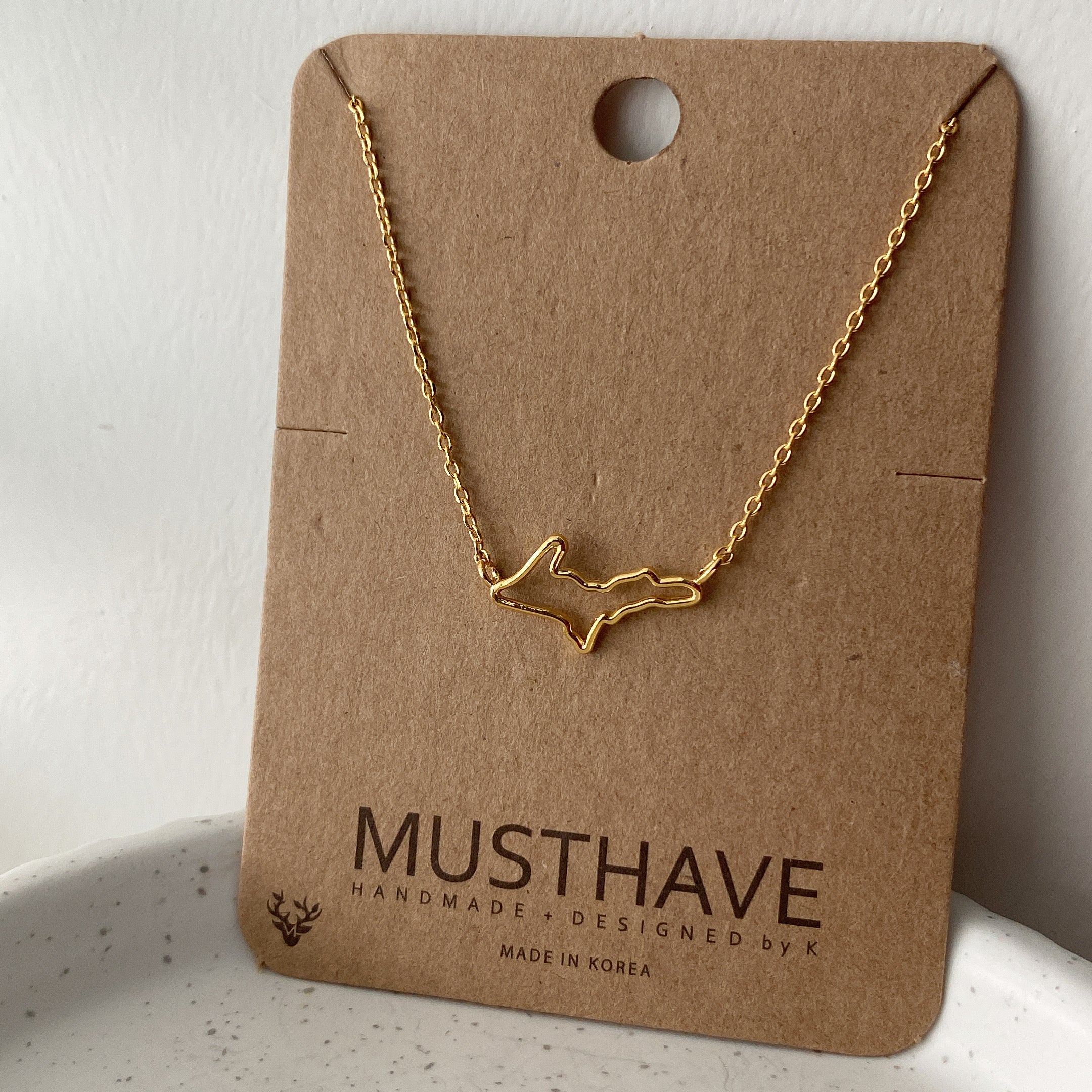 Michigan Upper Peninsula (UP) Cutout Necklace