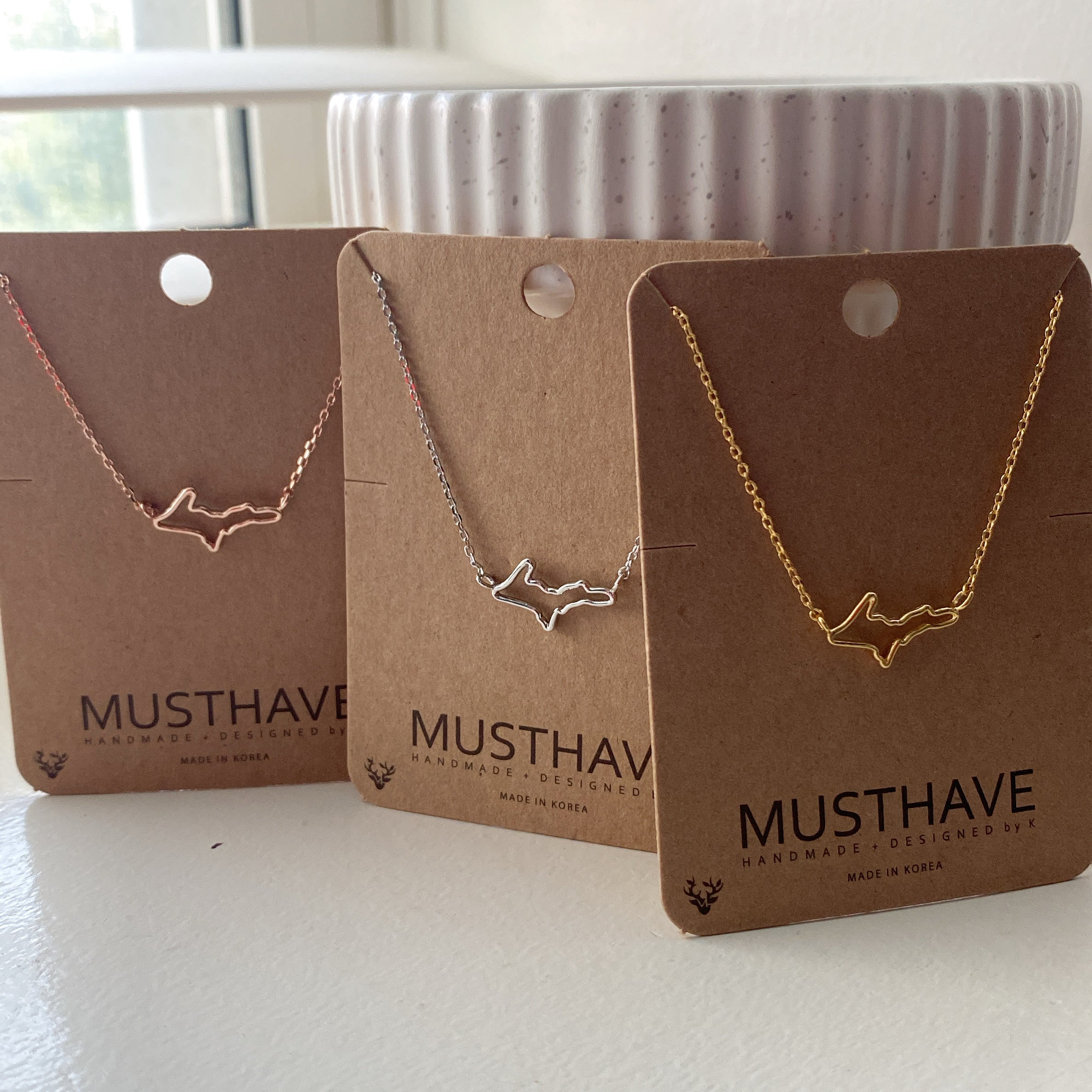 Michigan Upper Peninsula (UP) Cutout Necklace