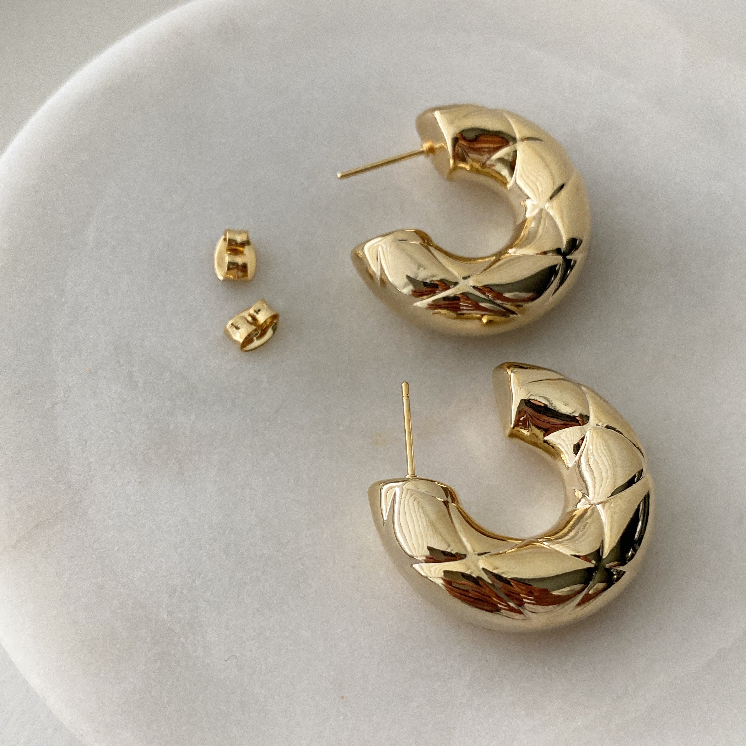 Bubble Hoop Earrings