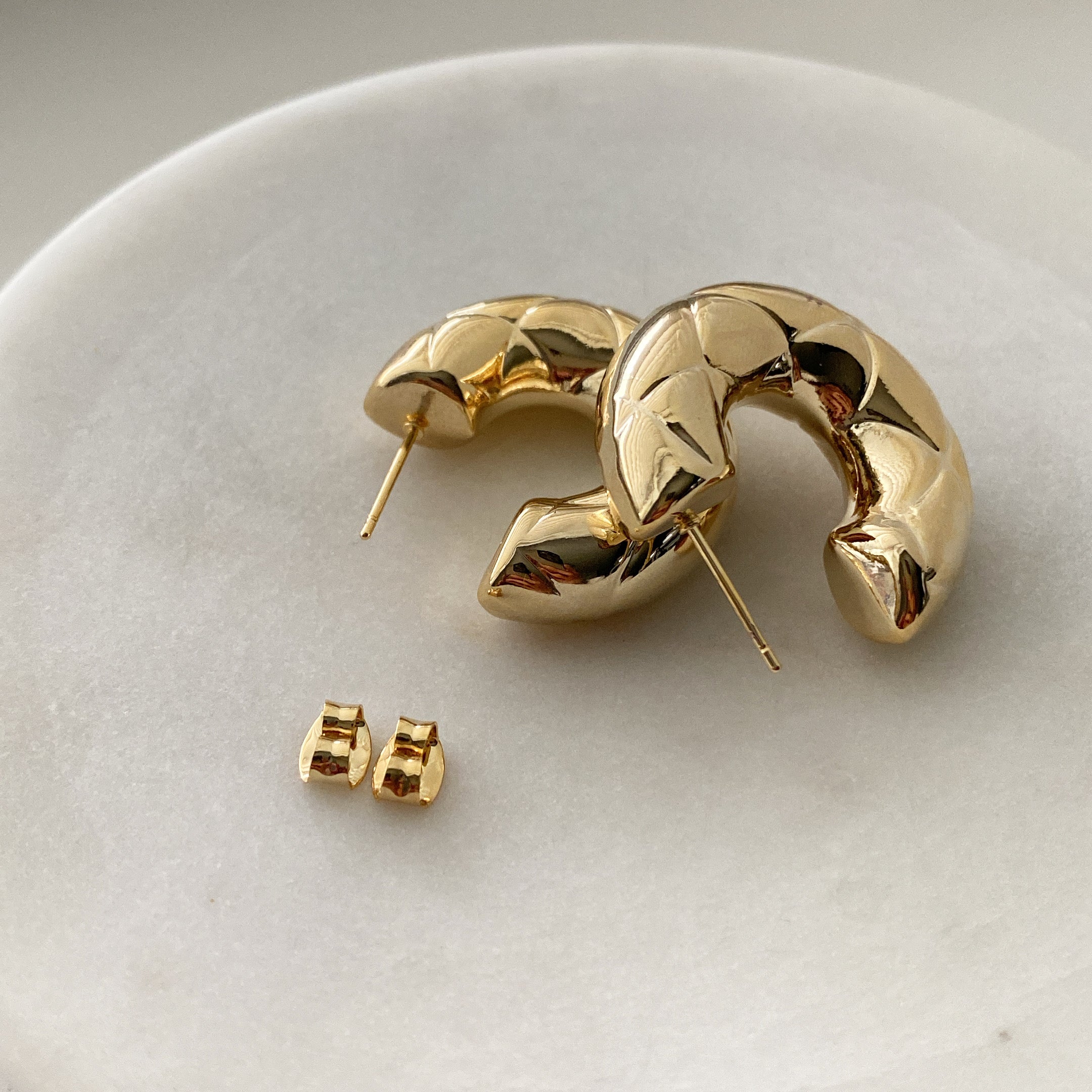 Bubble Hoop Earrings