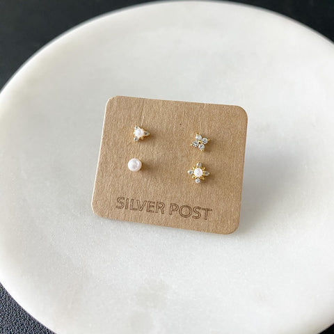 Mix-and-Match Pearl Earrings
