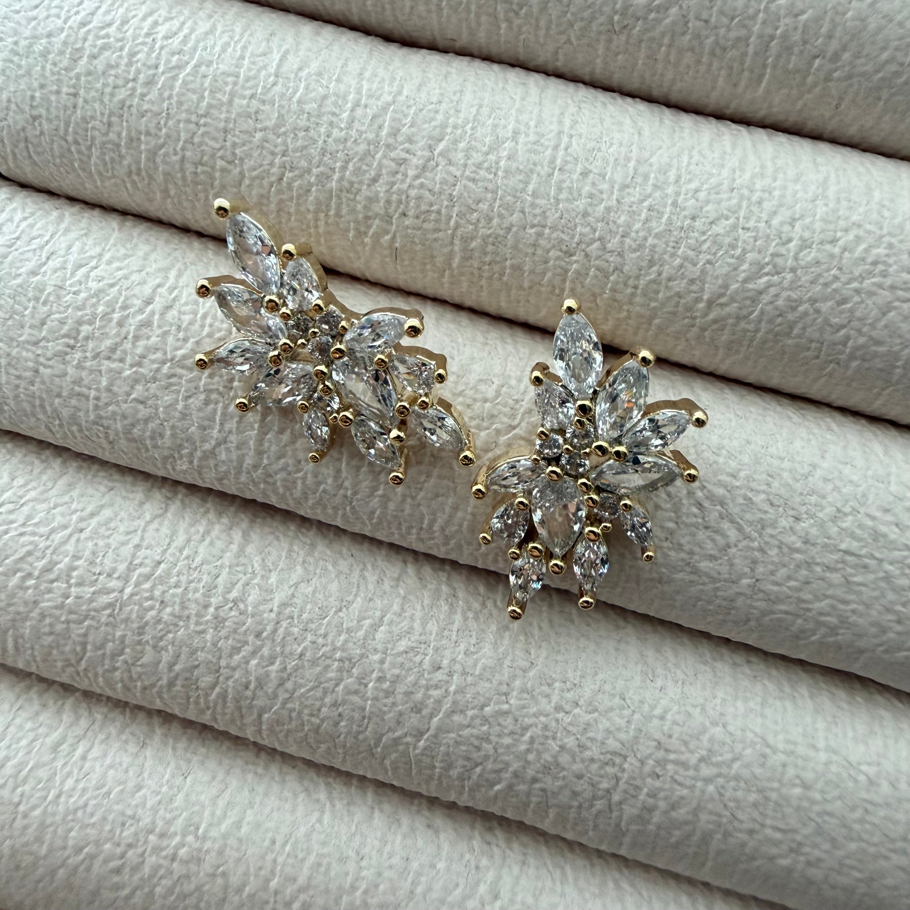 Fan-tastic Cluster Earrings