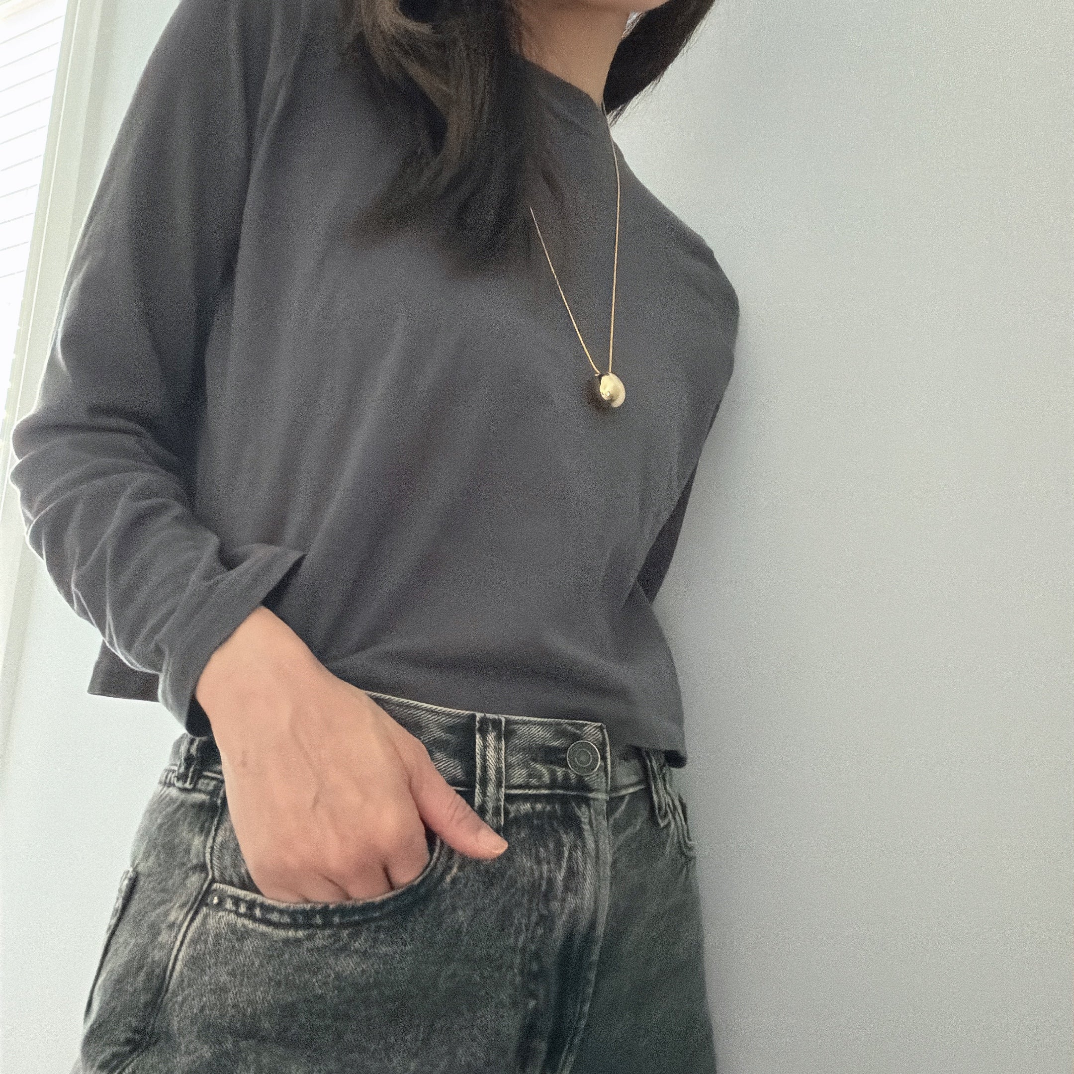 Classic Oval Long Necklace