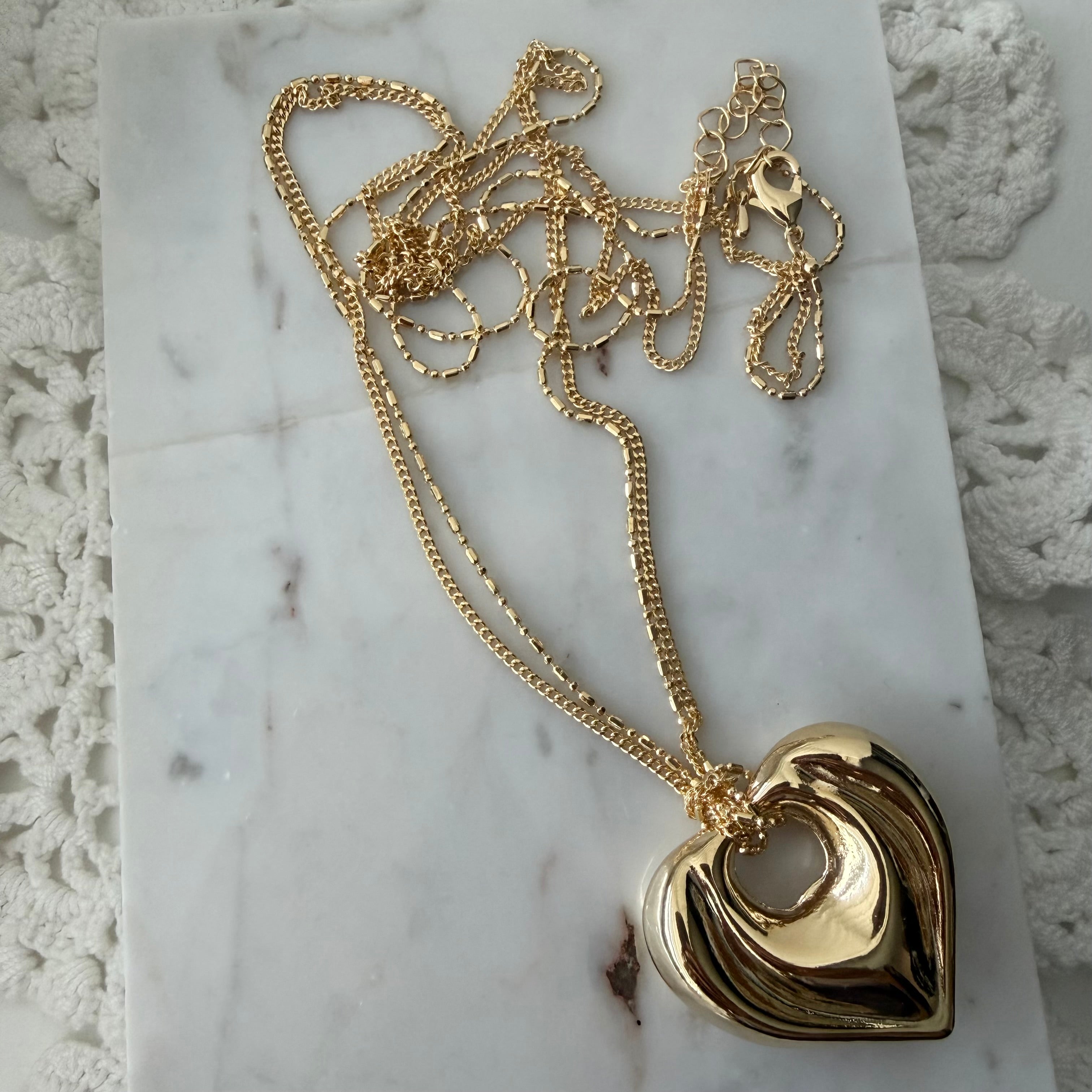Classic Heart Long Necklace