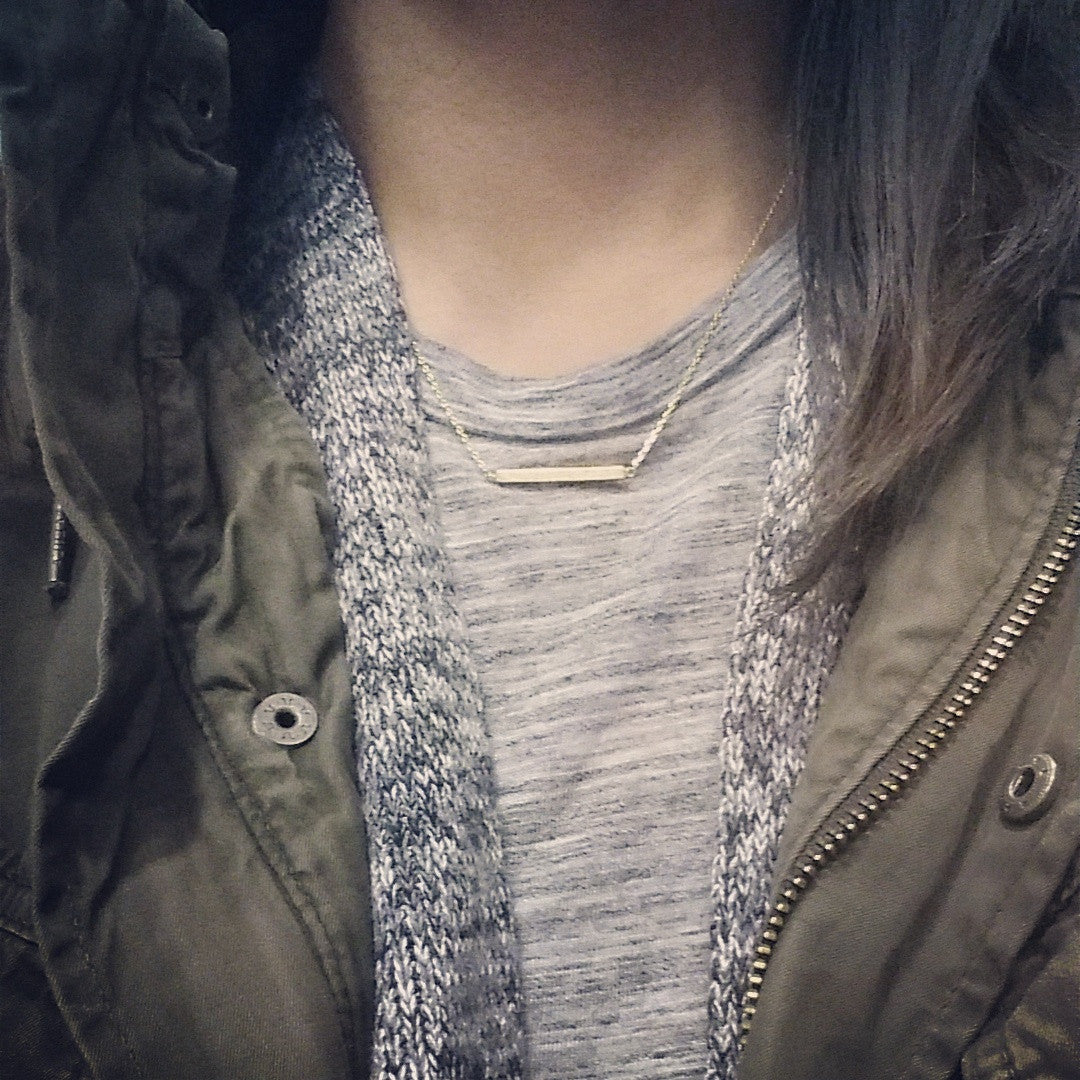 Simple Bar Necklace
