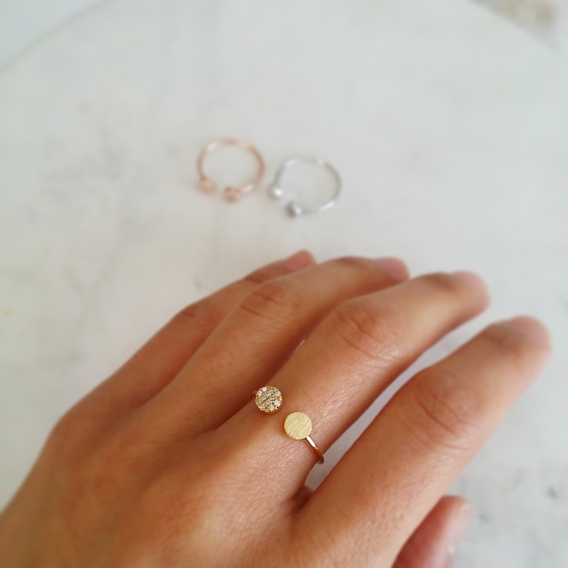 Open-ended Disc Ring