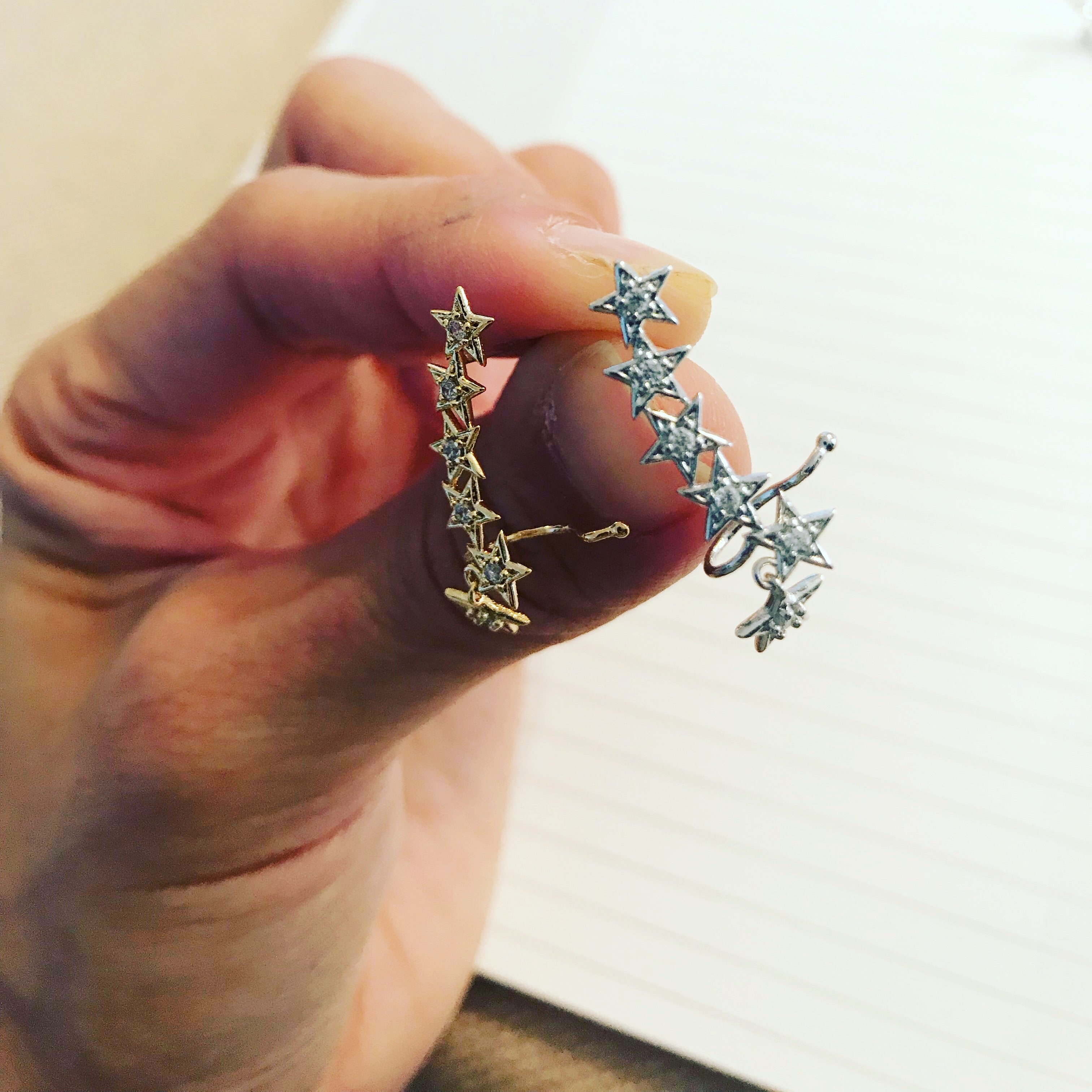 Ear Climbers: Star Dangle