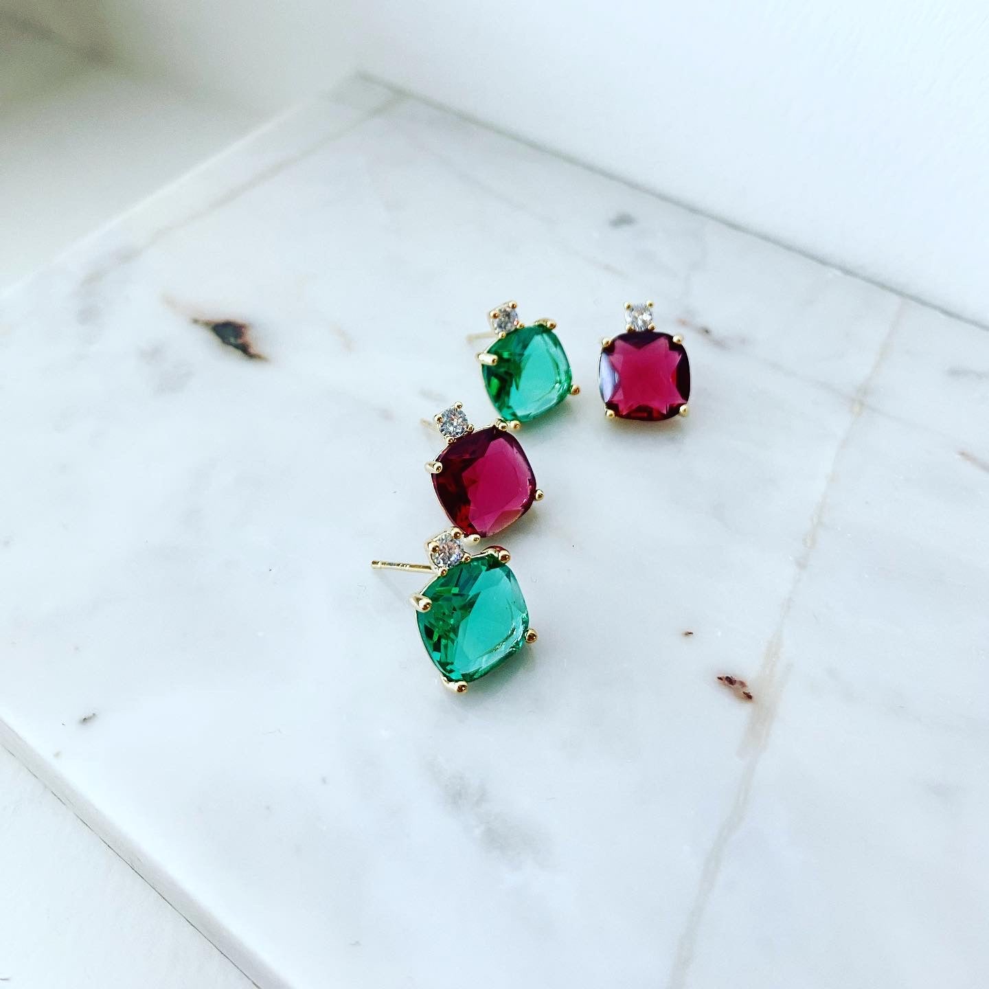 Savvy Square Earrings