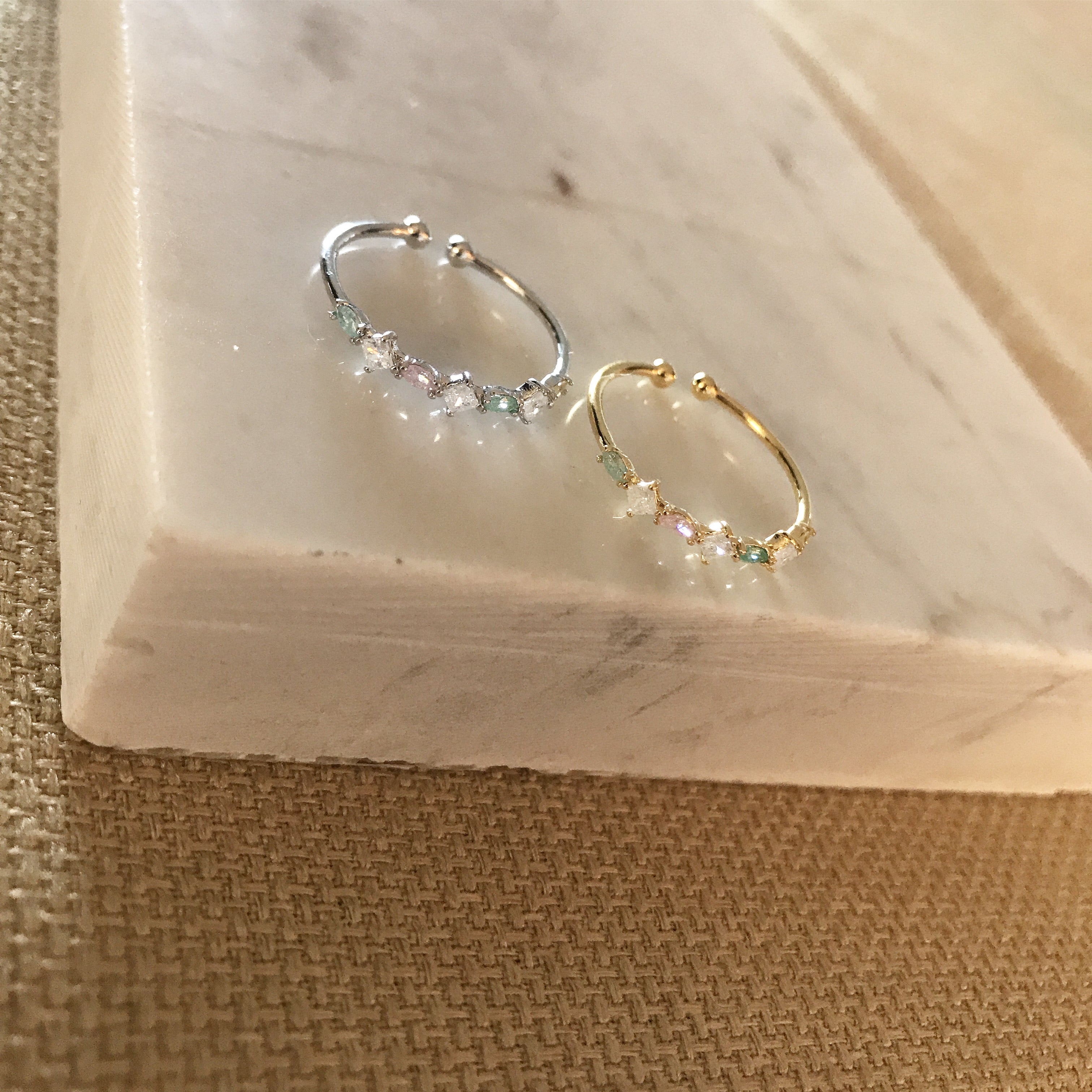 Zirconia (CZ): Diamond Oval Ring