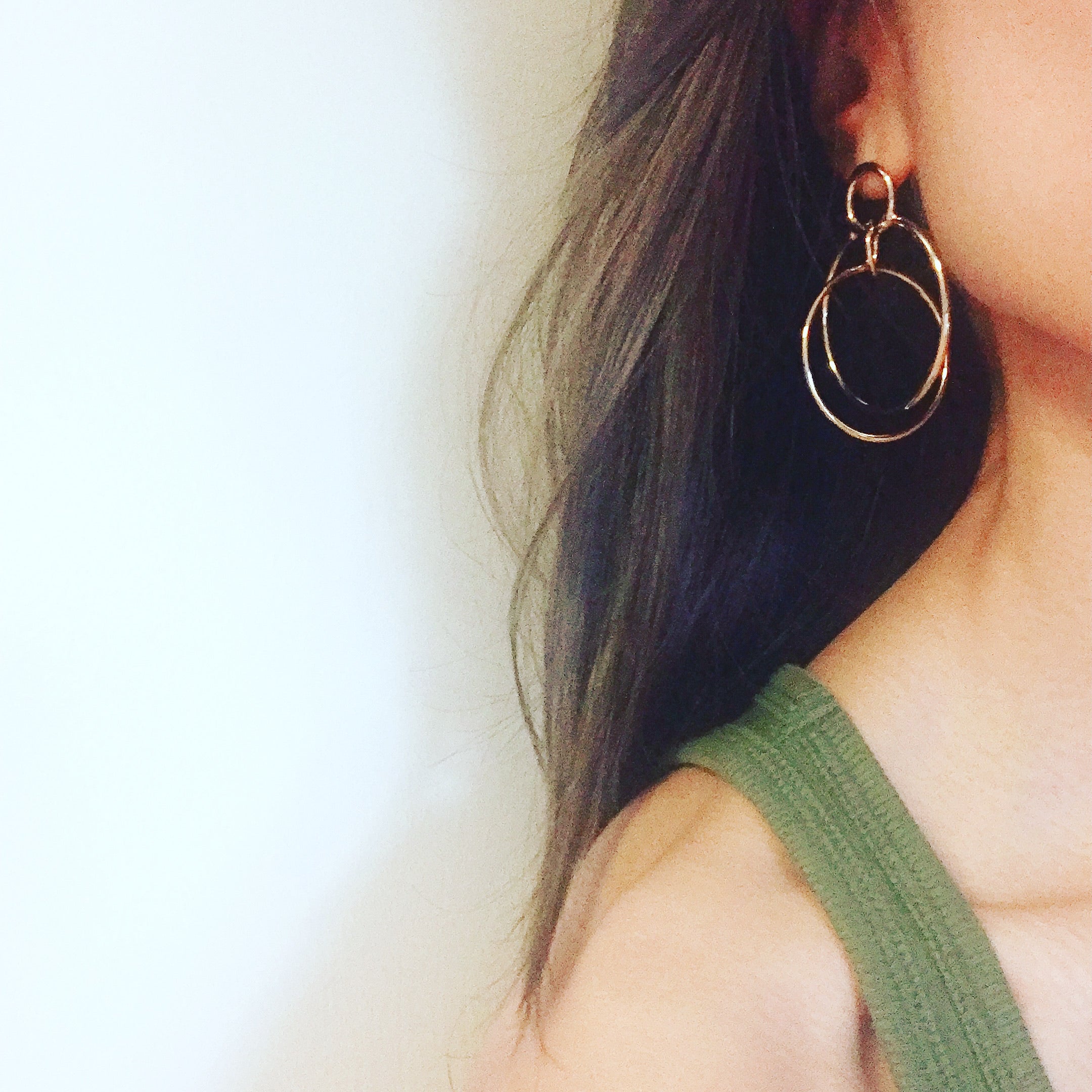 Magical Double Ring Earrings