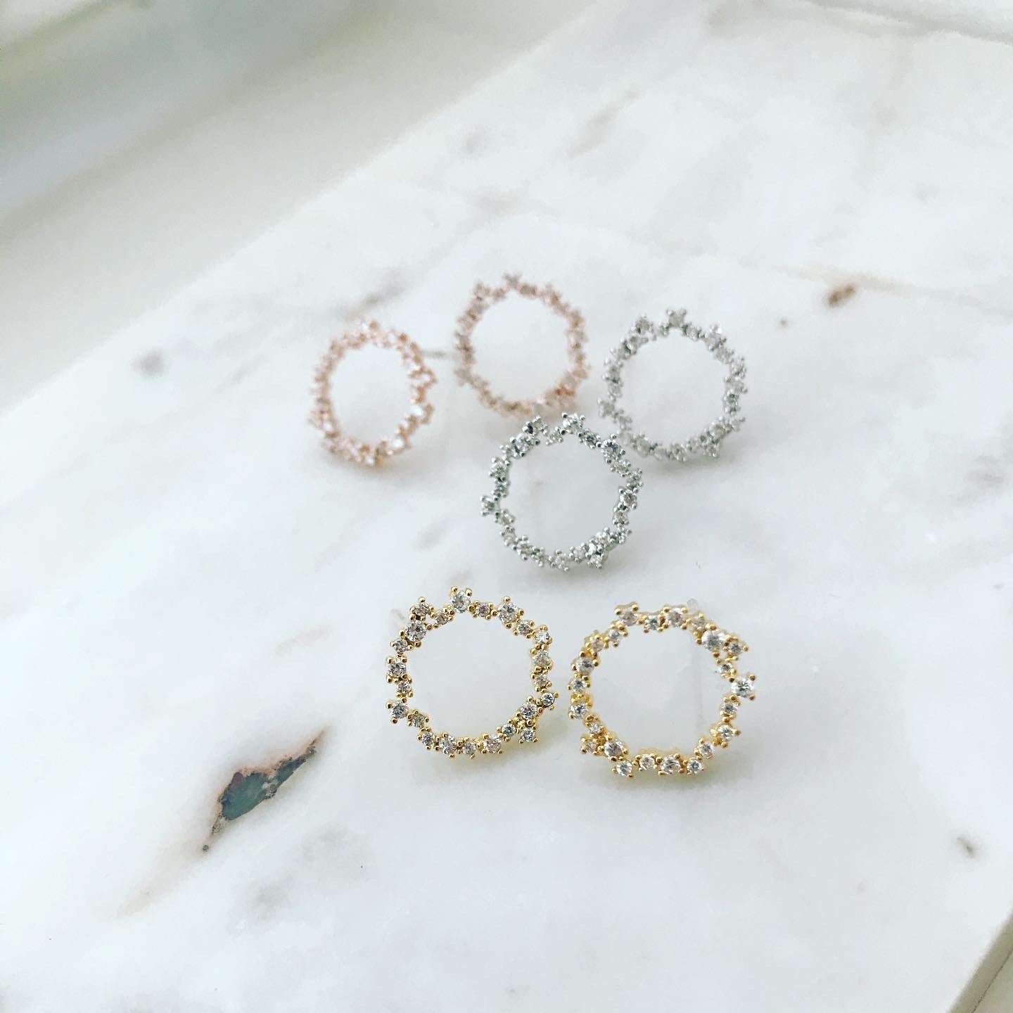 Wreath Circle Earrings