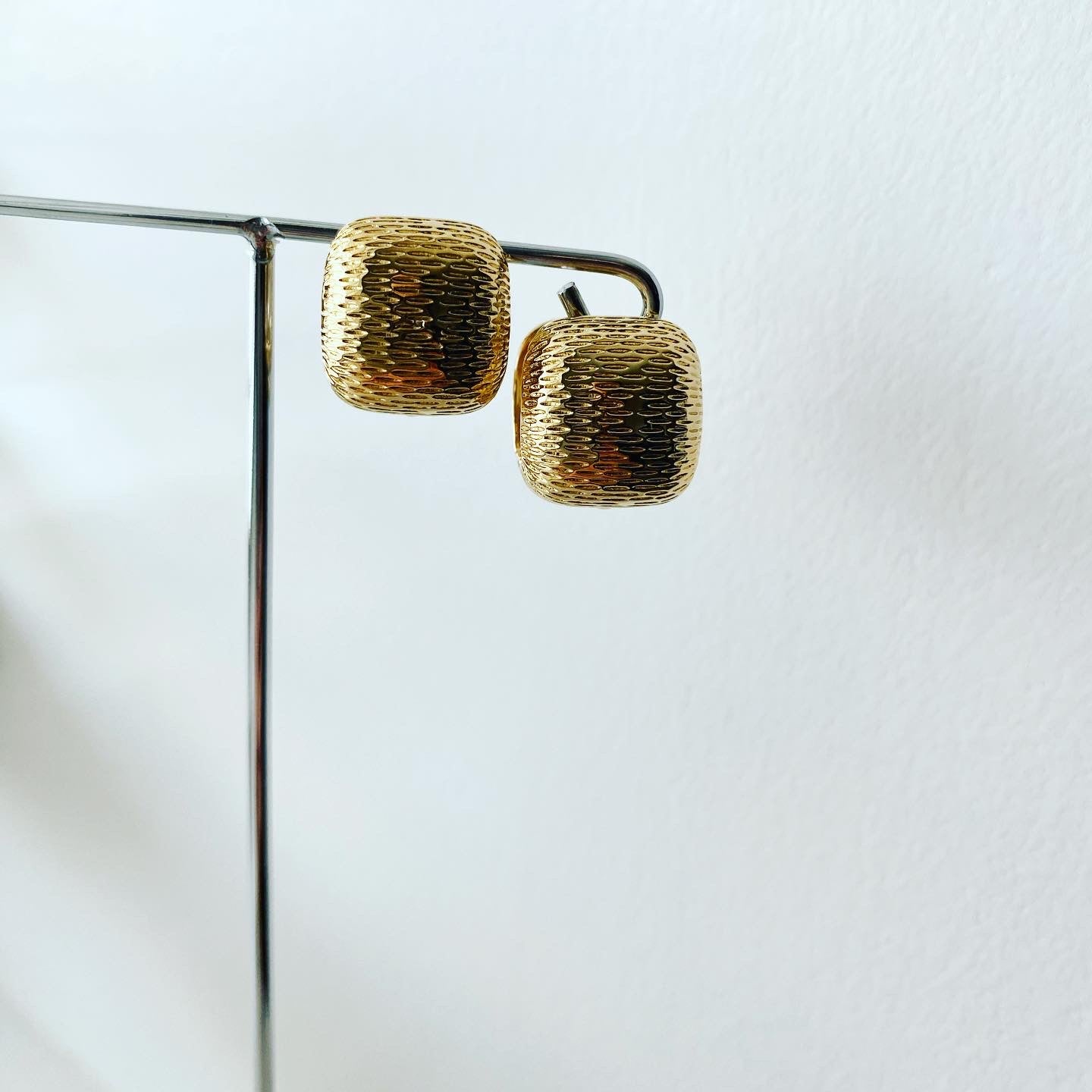 Square Chunky Hoop Earrings