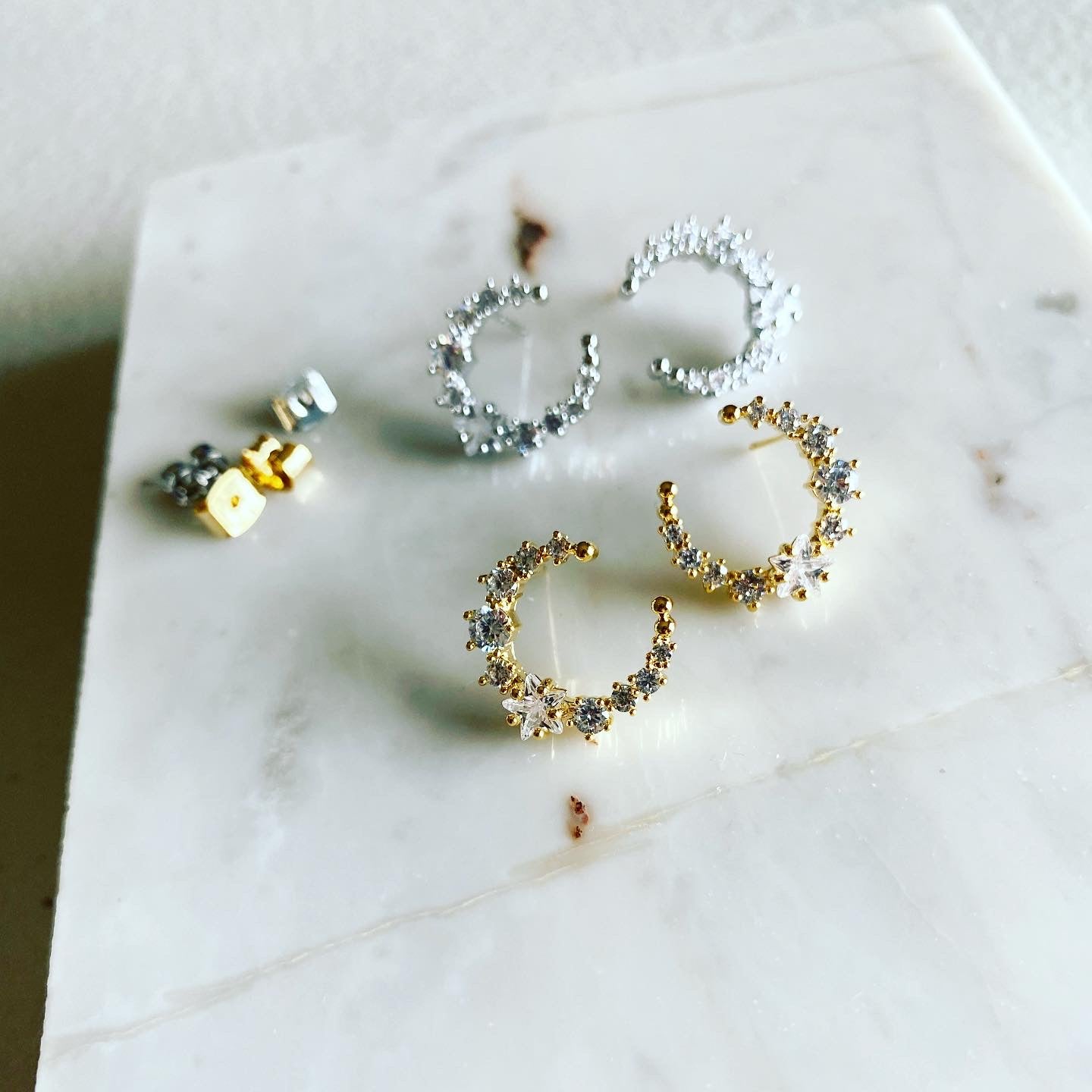 Crescent Moon Luna Earrings