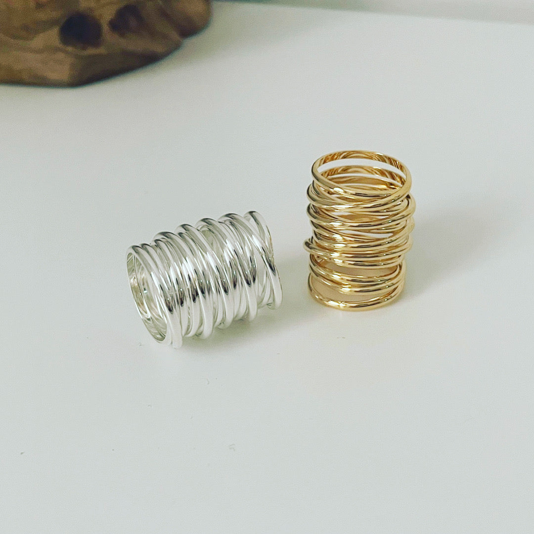 Spiral Statement Ring