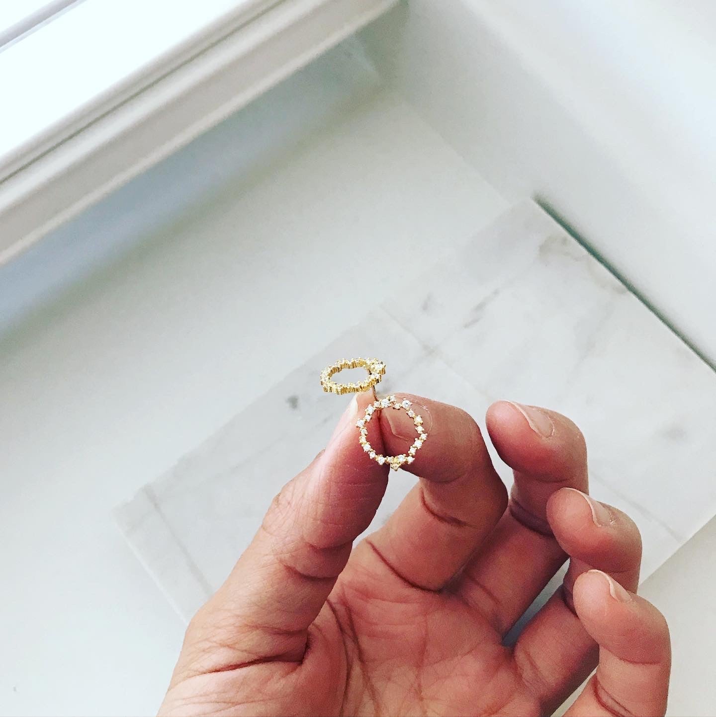 Wreath Circle Earrings