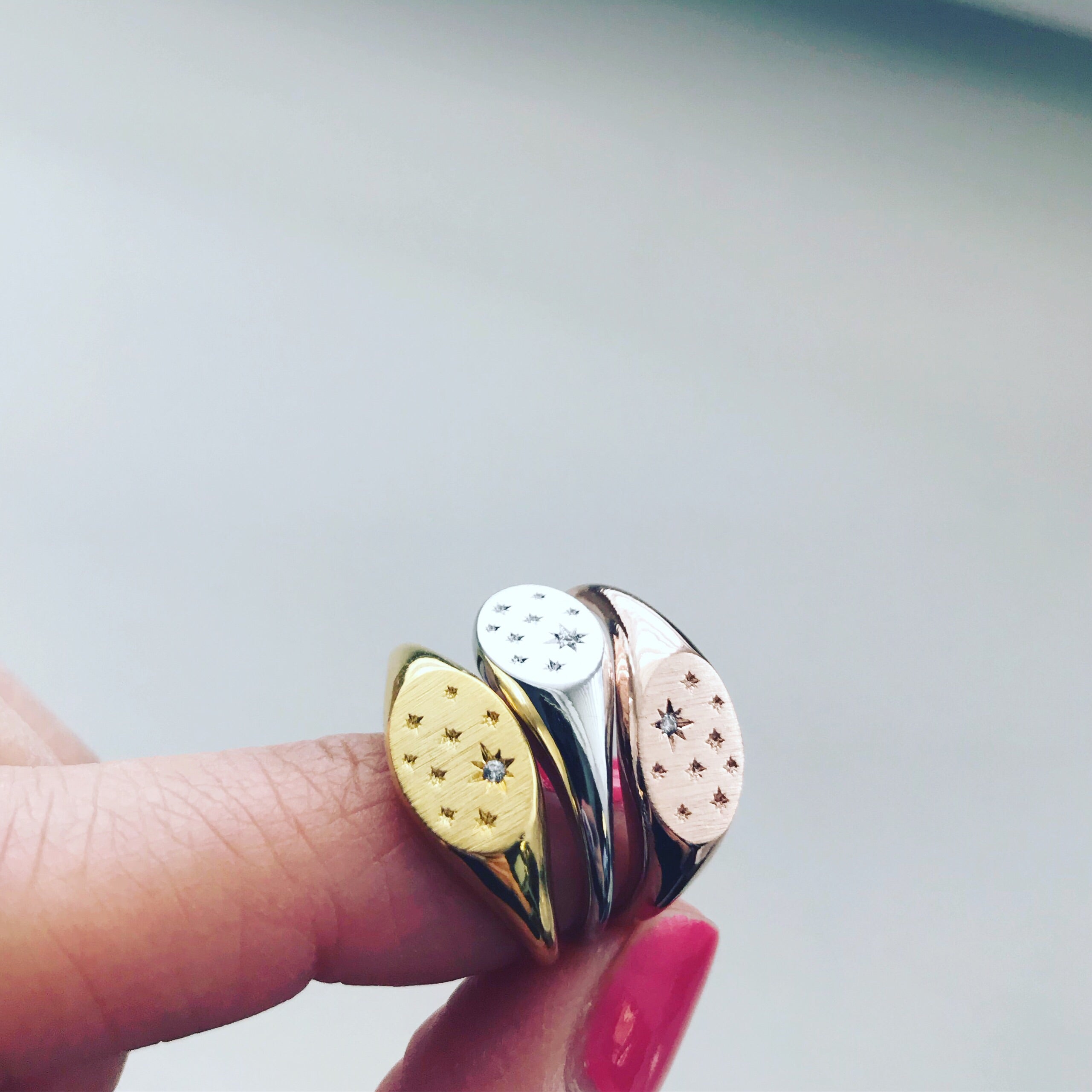 Signet Star Struck Ring