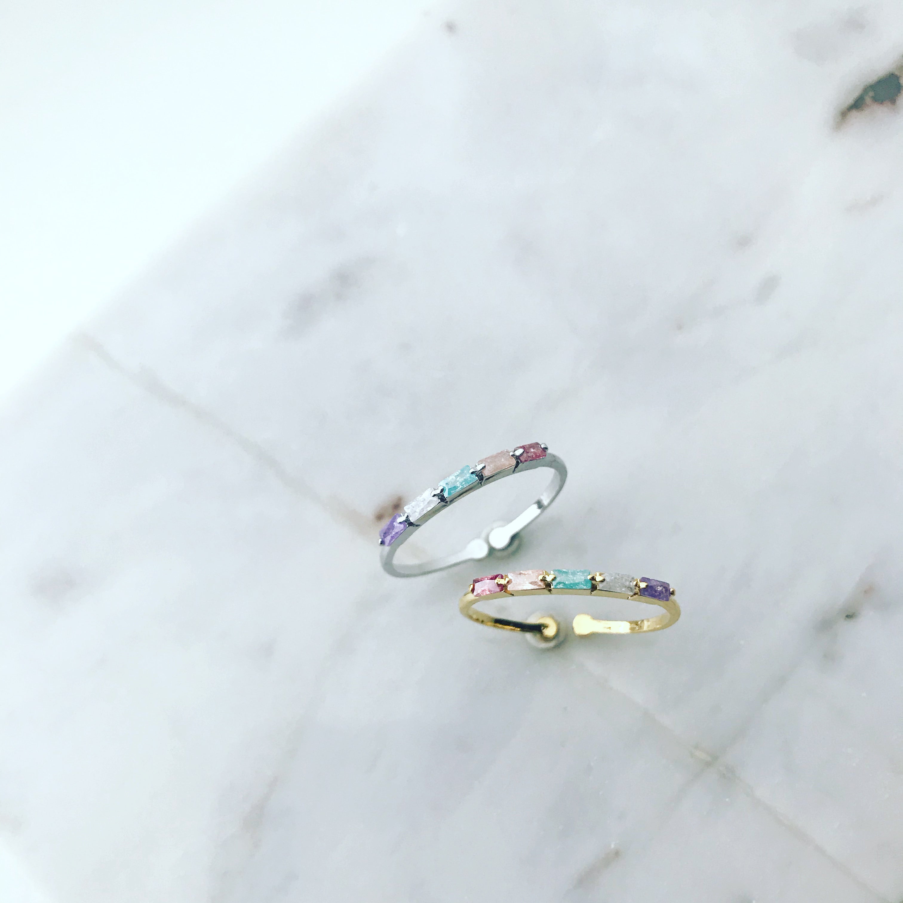 Zirconia (CZ): Five Baguette Ring