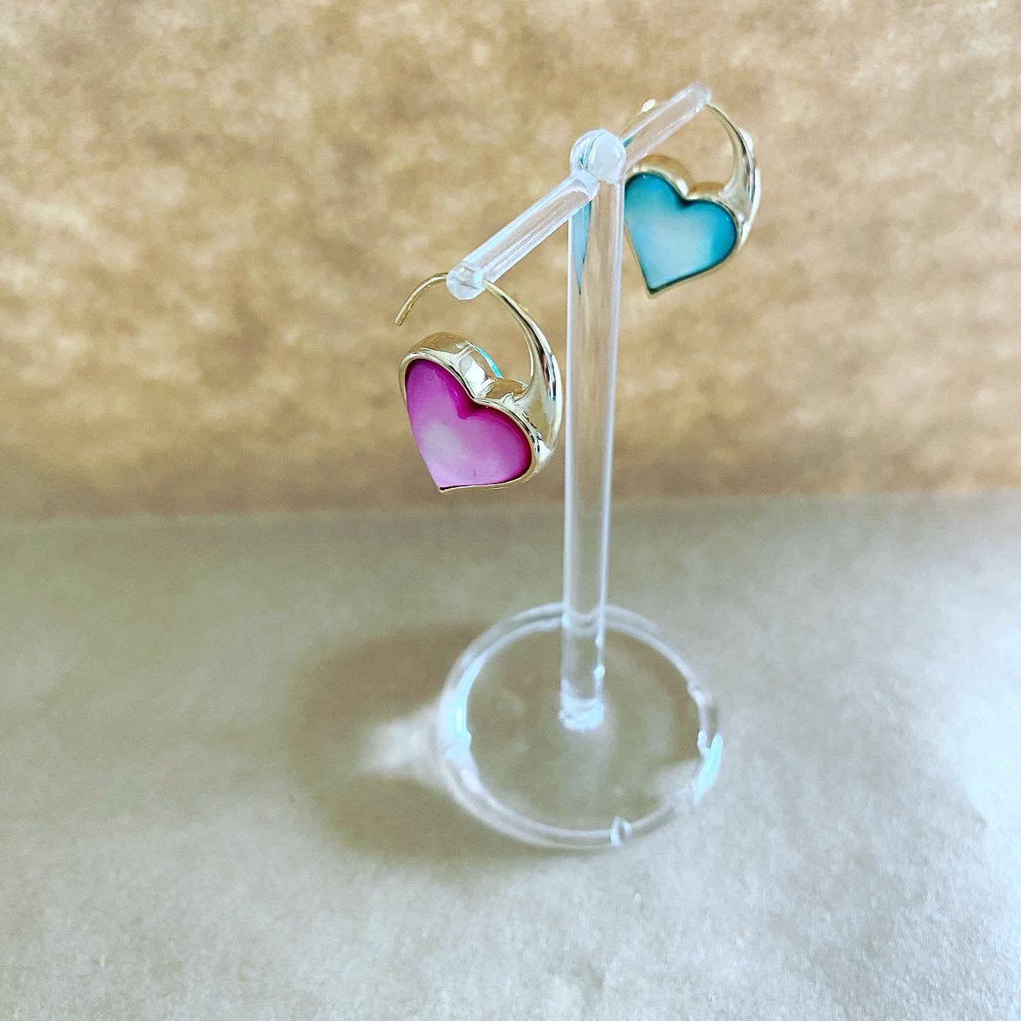 Reversible Heart Earrings